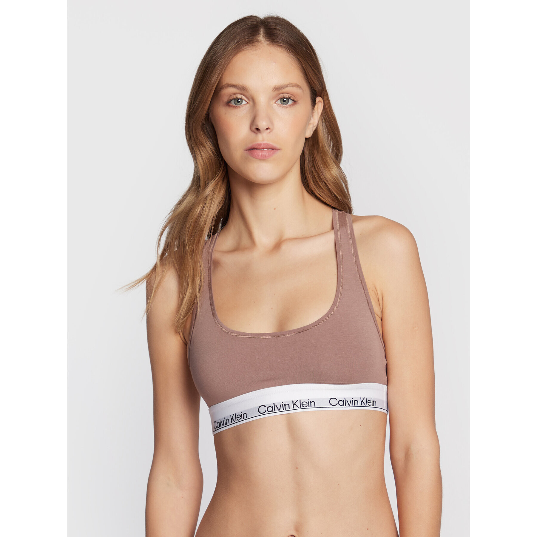 Calvin Klein Underwear Top nedrček 000QF7044E Bež - Pepit.si