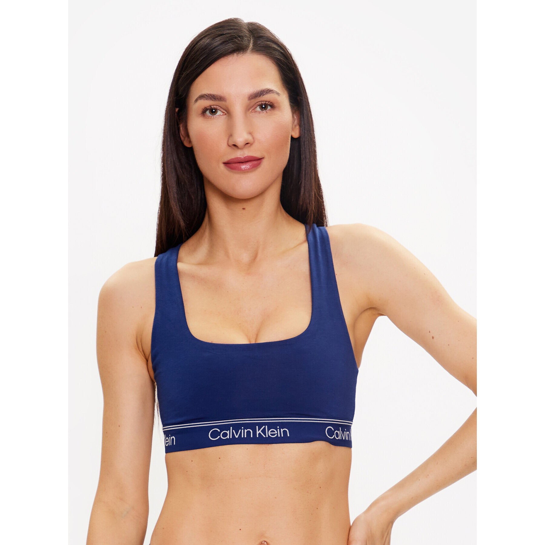 Calvin Klein Underwear Top nedrček 000QF7185E Mornarsko modra - Pepit.si