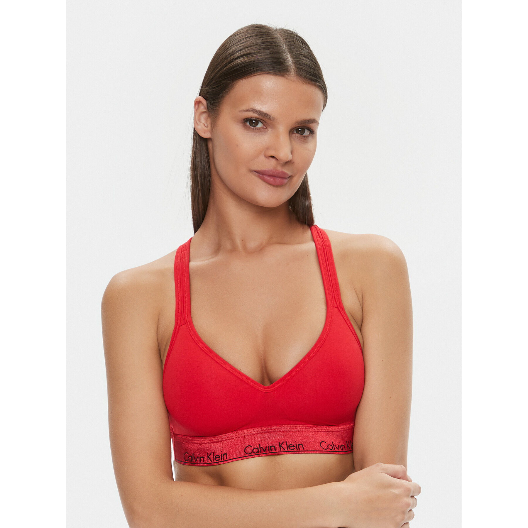 Calvin Klein Underwear Top nedrček 000QF7786E Rdeča - Pepit.si