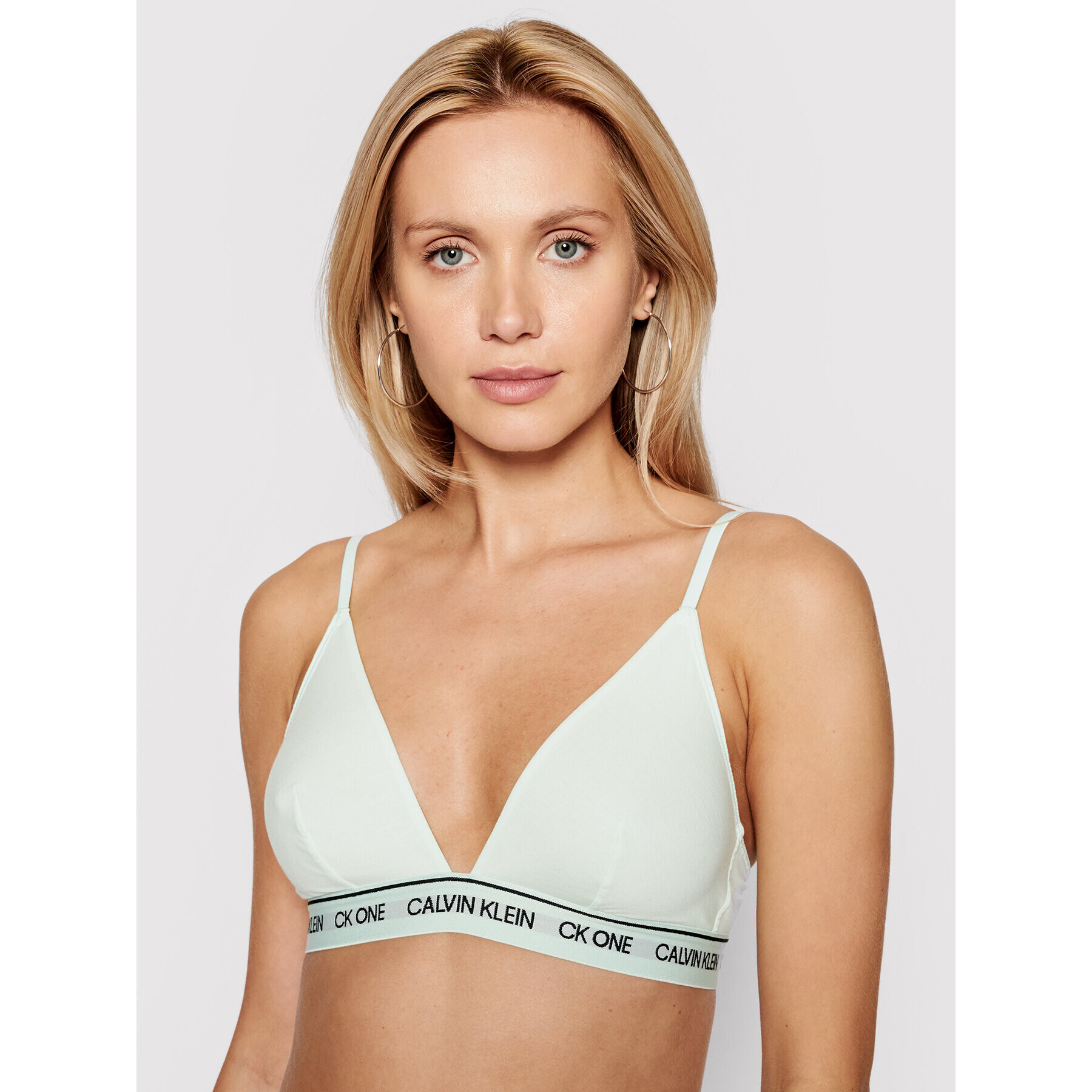 Calvin Klein Underwear Trikotni nedrček 000QF6316E Zelena - Pepit.si