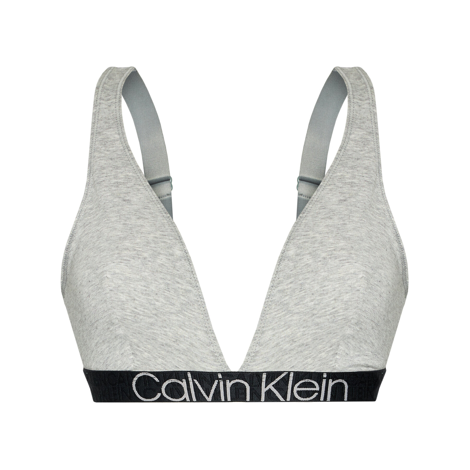 Calvin Klein Underwear Trikotni nedrček 000QF6577E Siva - Pepit.si