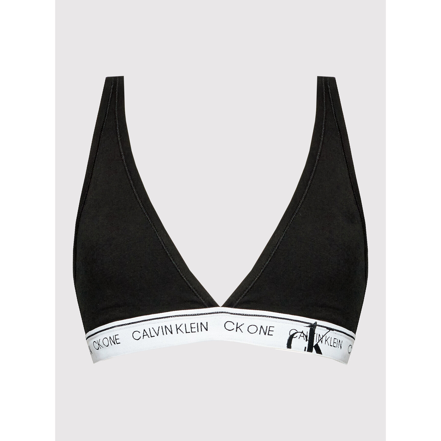 Calvin Klein Underwear Trikotni nedrček 000QF6763E Črna - Pepit.si