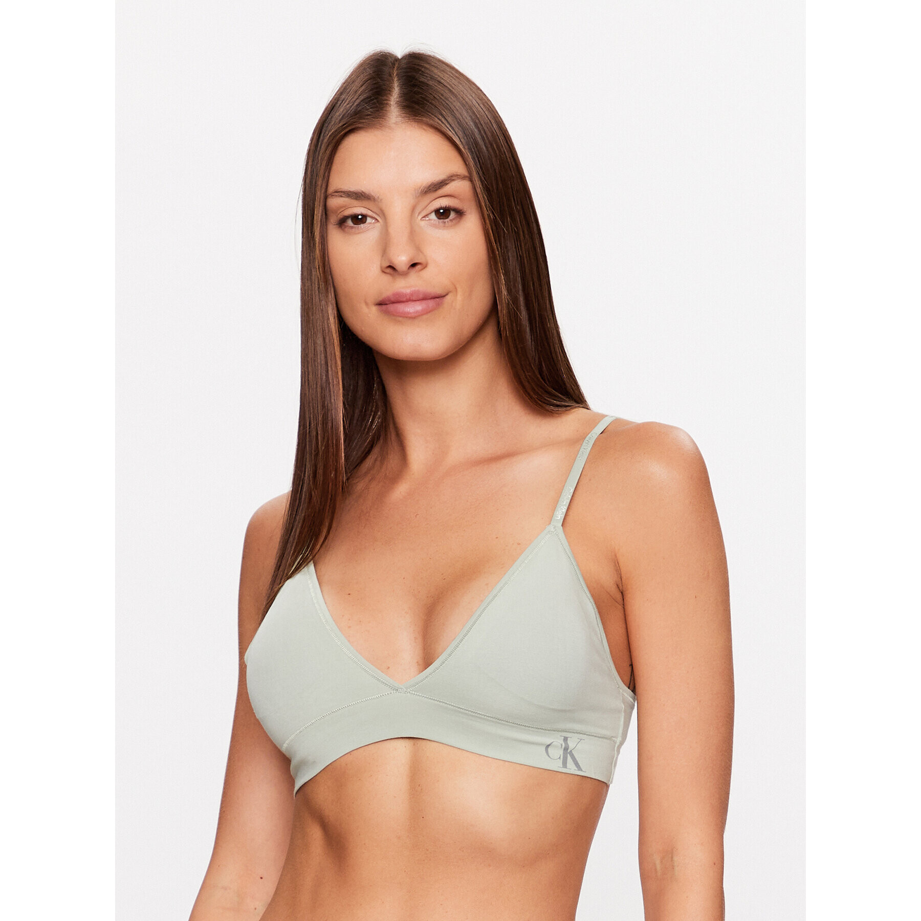 Calvin Klein Underwear Trikotni nedrček 000QF7085E Zelena - Pepit.si