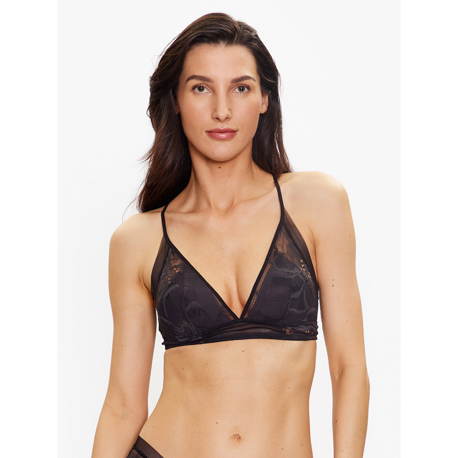 Calvin Klein Underwear Trikotni nedrček 000QF7148E Črna - Pepit.si