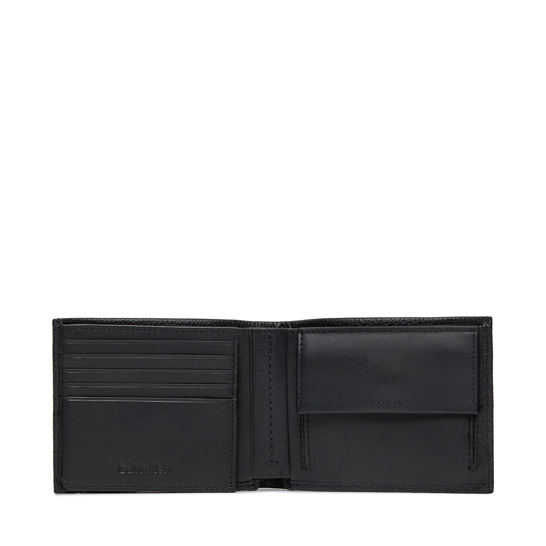 Calvin Klein Velika moška denarnica Warmth Trifold 10Cc W/Coin L K50K507969 Črna - Pepit.si