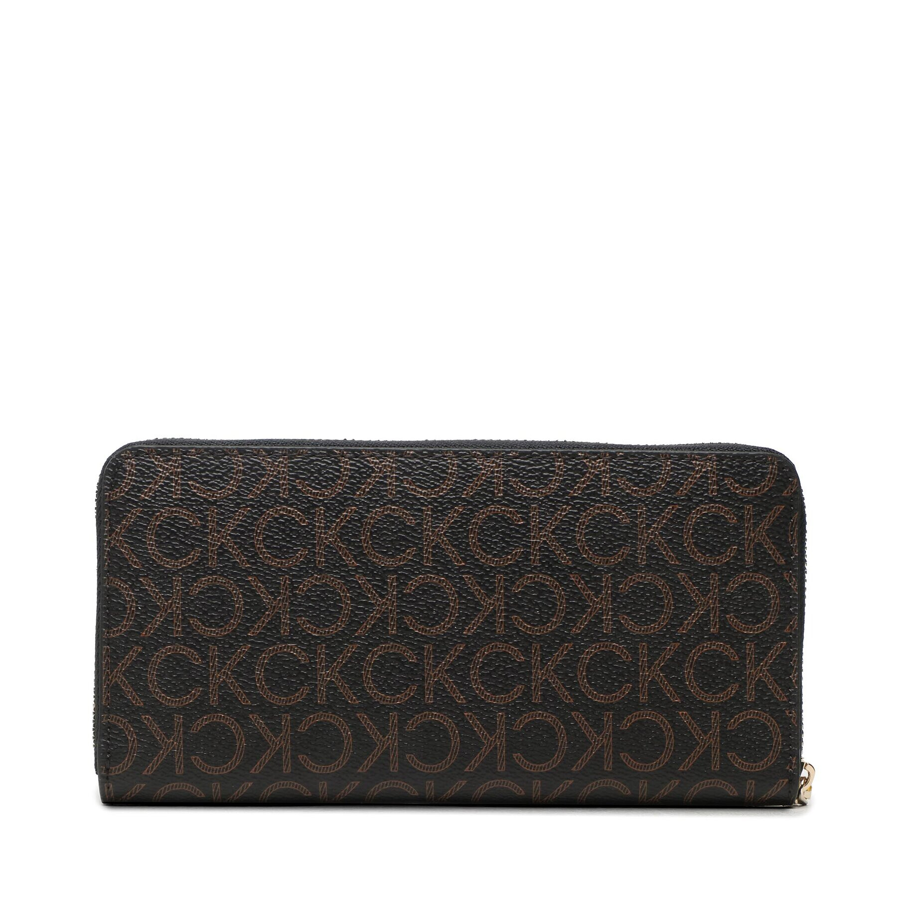 Calvin Klein Velika ženska denarnica Ck Must Z/A Wallet Lg Mono K60K610295 Rjava - Pepit.si