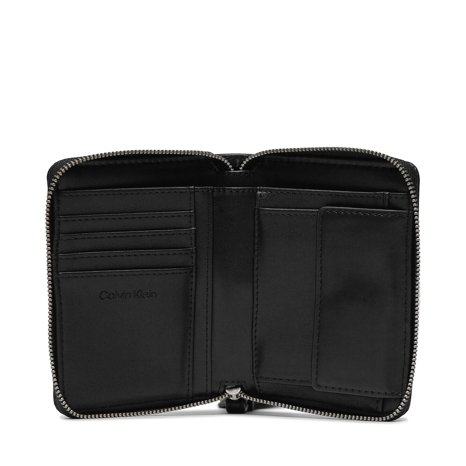 Calvin Klein Velika ženska denarnica Gracie Wallet W/Strap Md K60K611387 Črna - Pepit.si