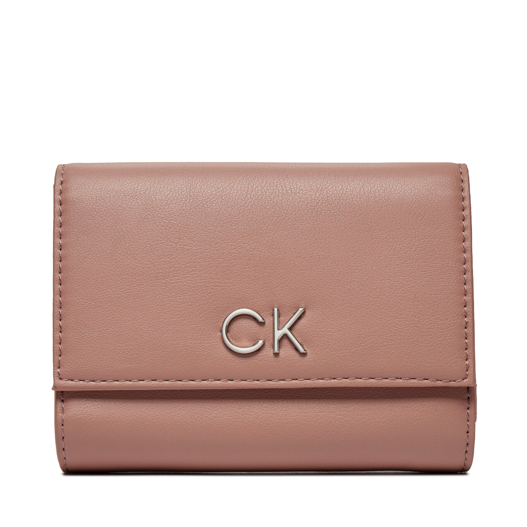 Calvin Klein Velika ženska denarnica Re-Lock Trifold Md K60K608994 Roza - Pepit.si