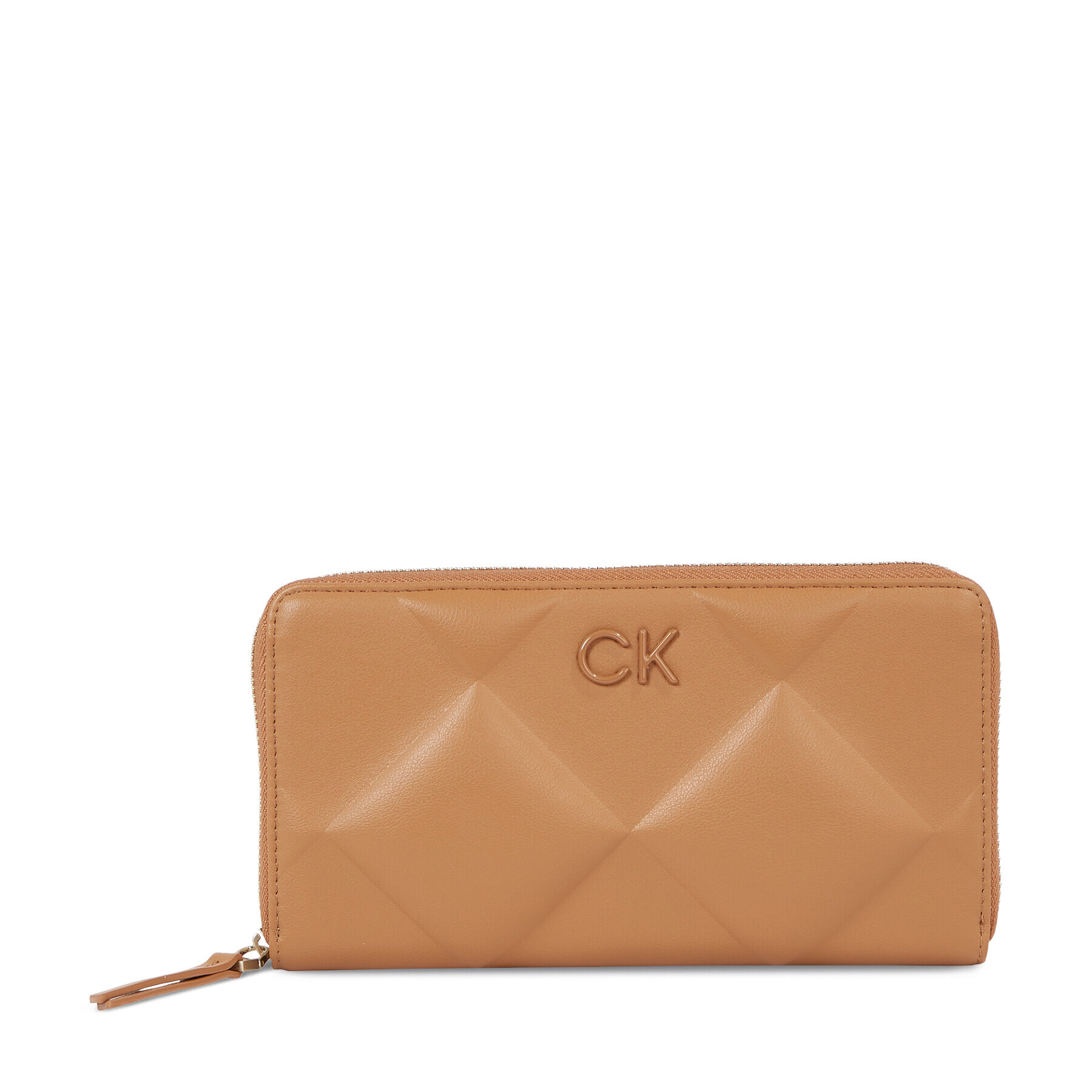 Calvin Klein Ženska denarnica Re-Lock Quilt Za Wallet Lg K60K610774 Rjava - Pepit.si