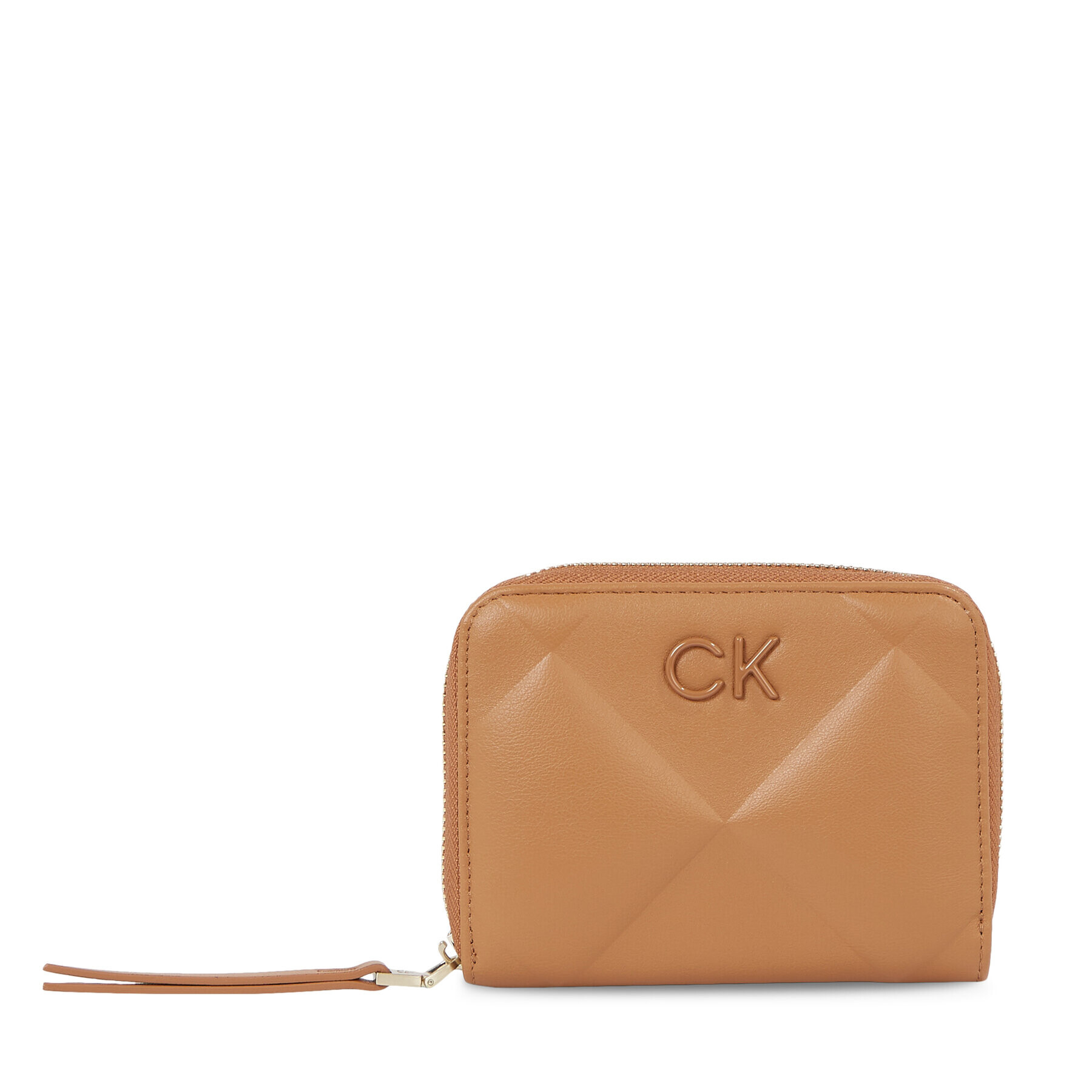 Calvin Klein Ženska denarnica Re-Lock Quilt Za Wallet Md K60K610785 Rjava - Pepit.si