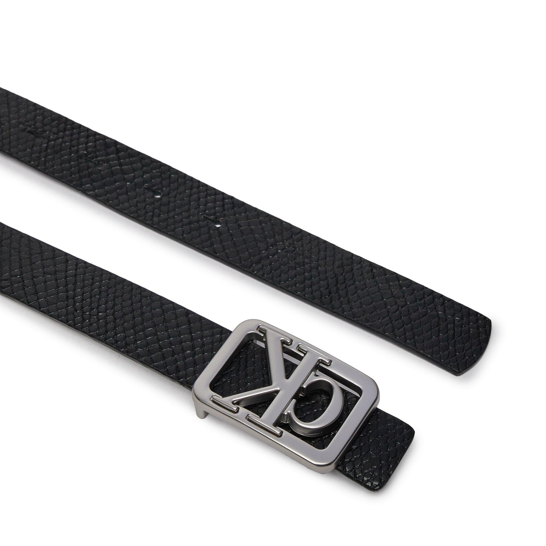 Calvin Klein Ženski pas Mono Plaque Rev Lthr Belt 25Mm K60K611487 Črna - Pepit.si