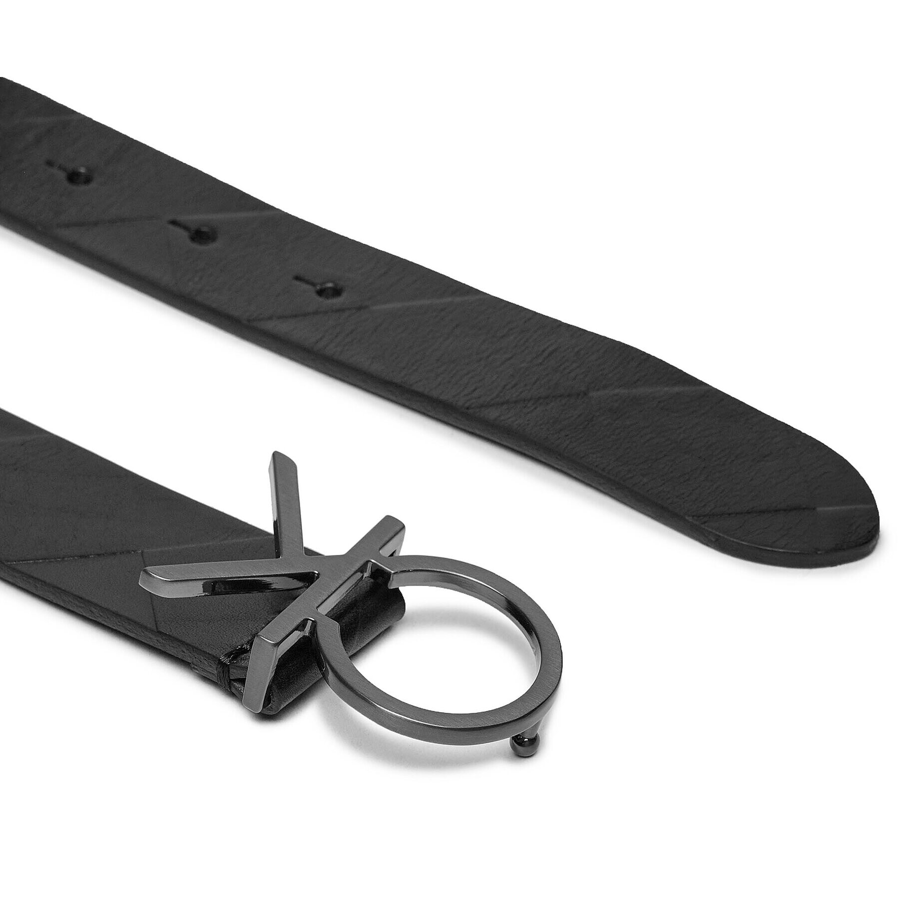 Calvin Klein Ženski pas Re-Lock Quilt Ck Logo Belt 30Mm K60K611102 Črna - Pepit.si