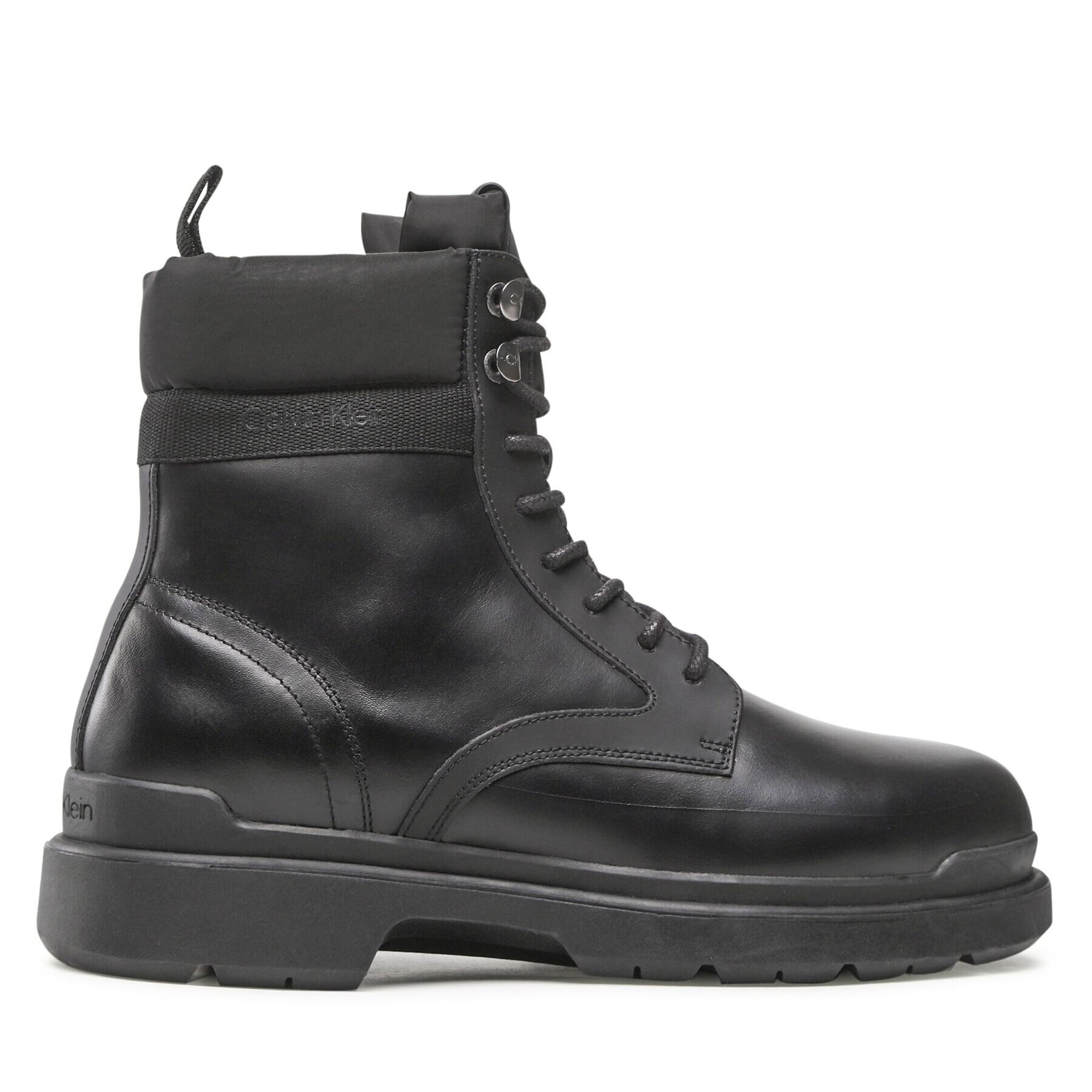 Calvin Klein Zimski škornji Lace Up Boot Mix HM0HM00862 Črna - Pepit.si