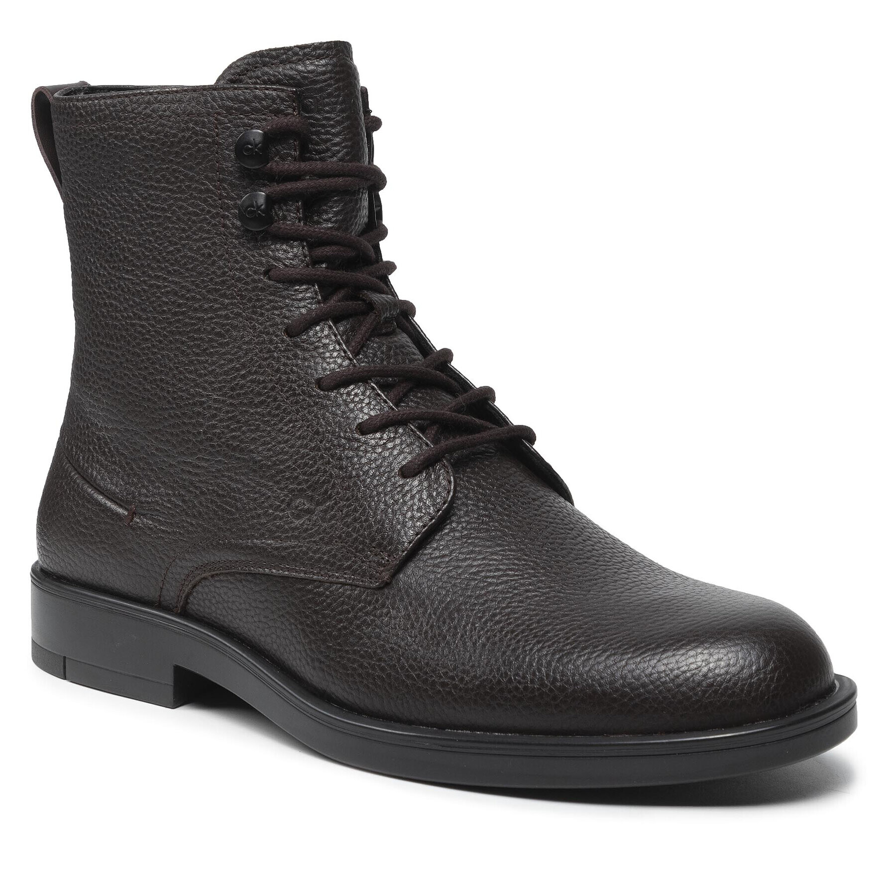 Calvin Klein Zimski škornji Lace Up Boot Pb HM0HM00297 Rjava - Pepit.si