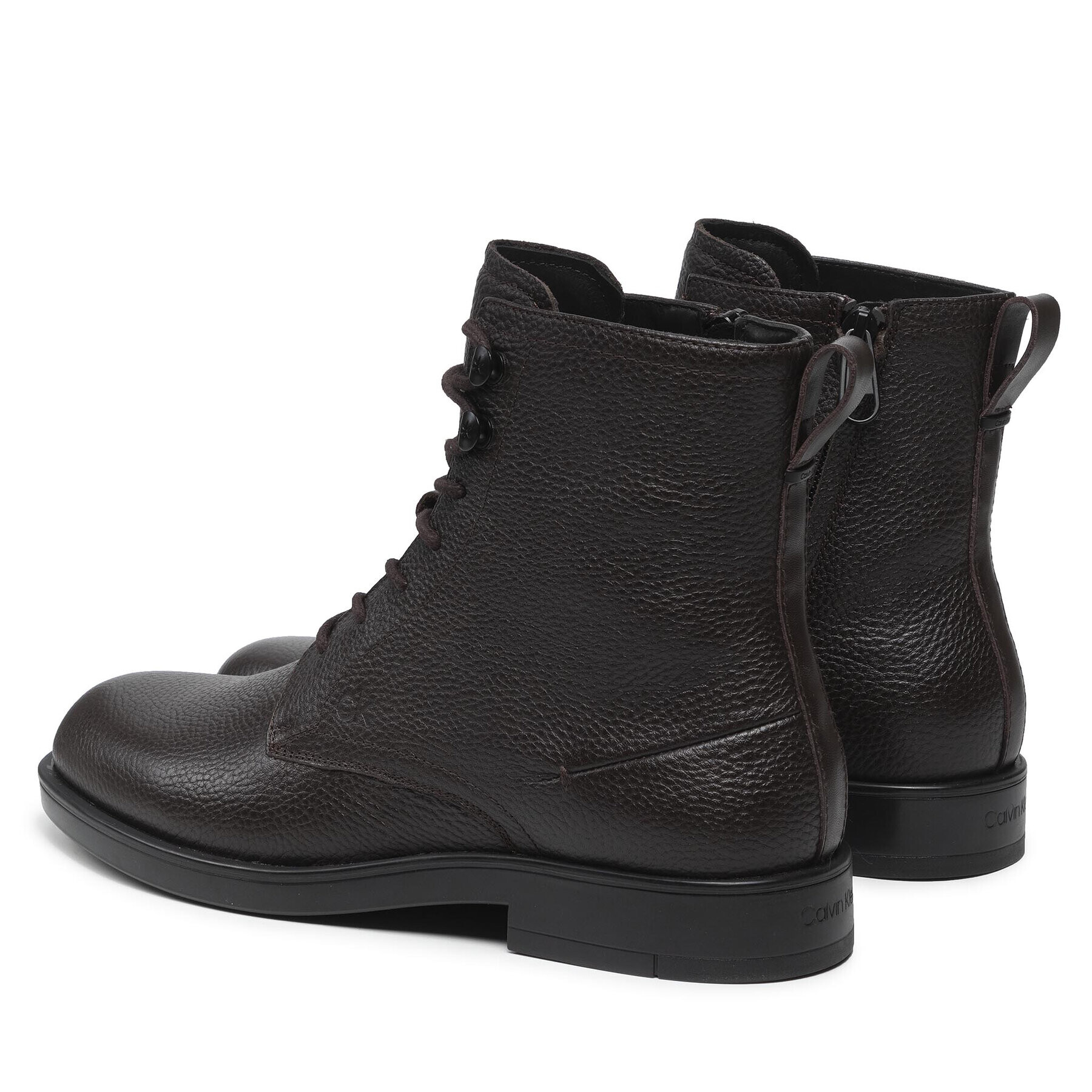 Calvin Klein Zimski škornji Lace Up Boot Pb HM0HM00297 Rjava - Pepit.si