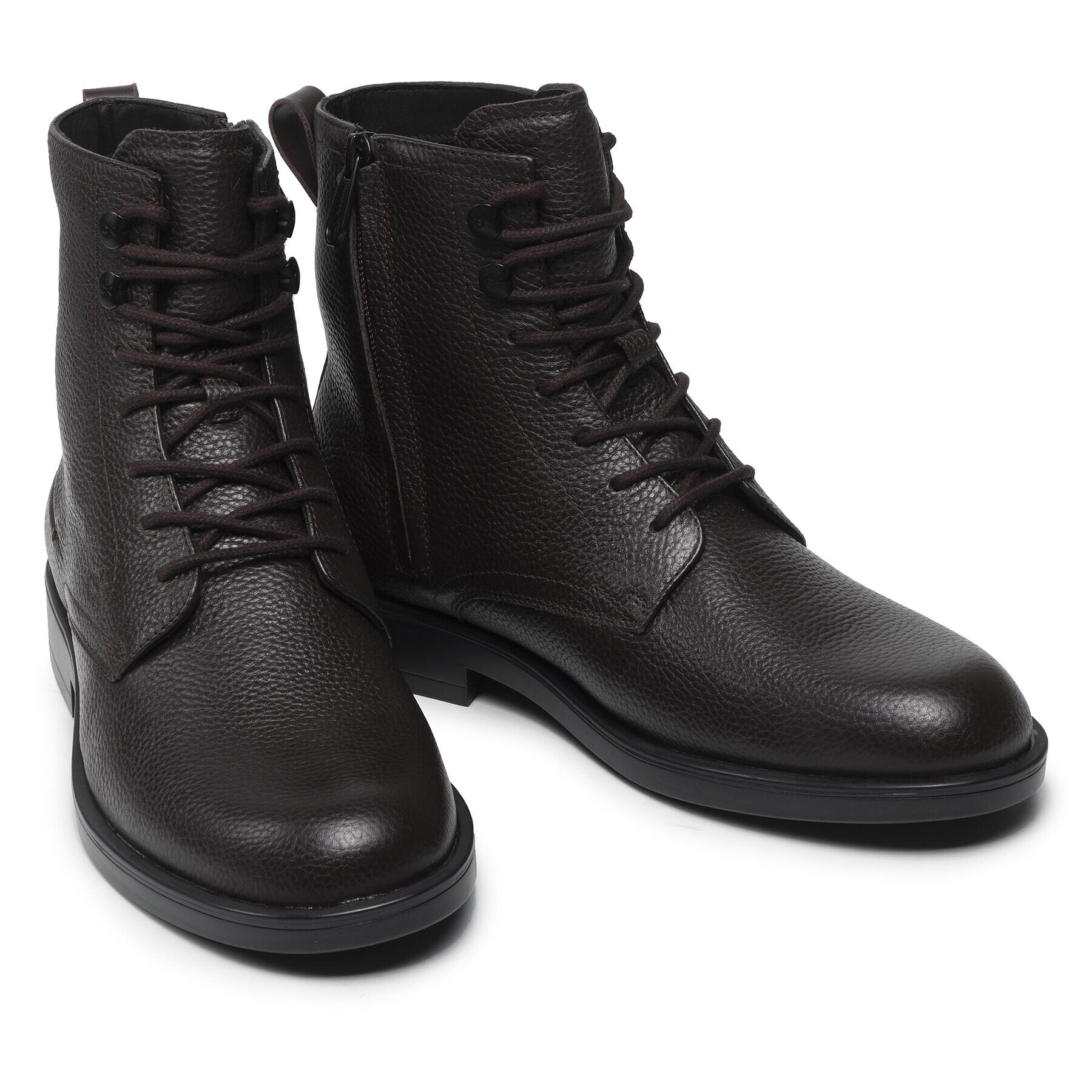 Calvin Klein Zimski škornji Lace Up Boot Pb HM0HM00297 Rjava - Pepit.si