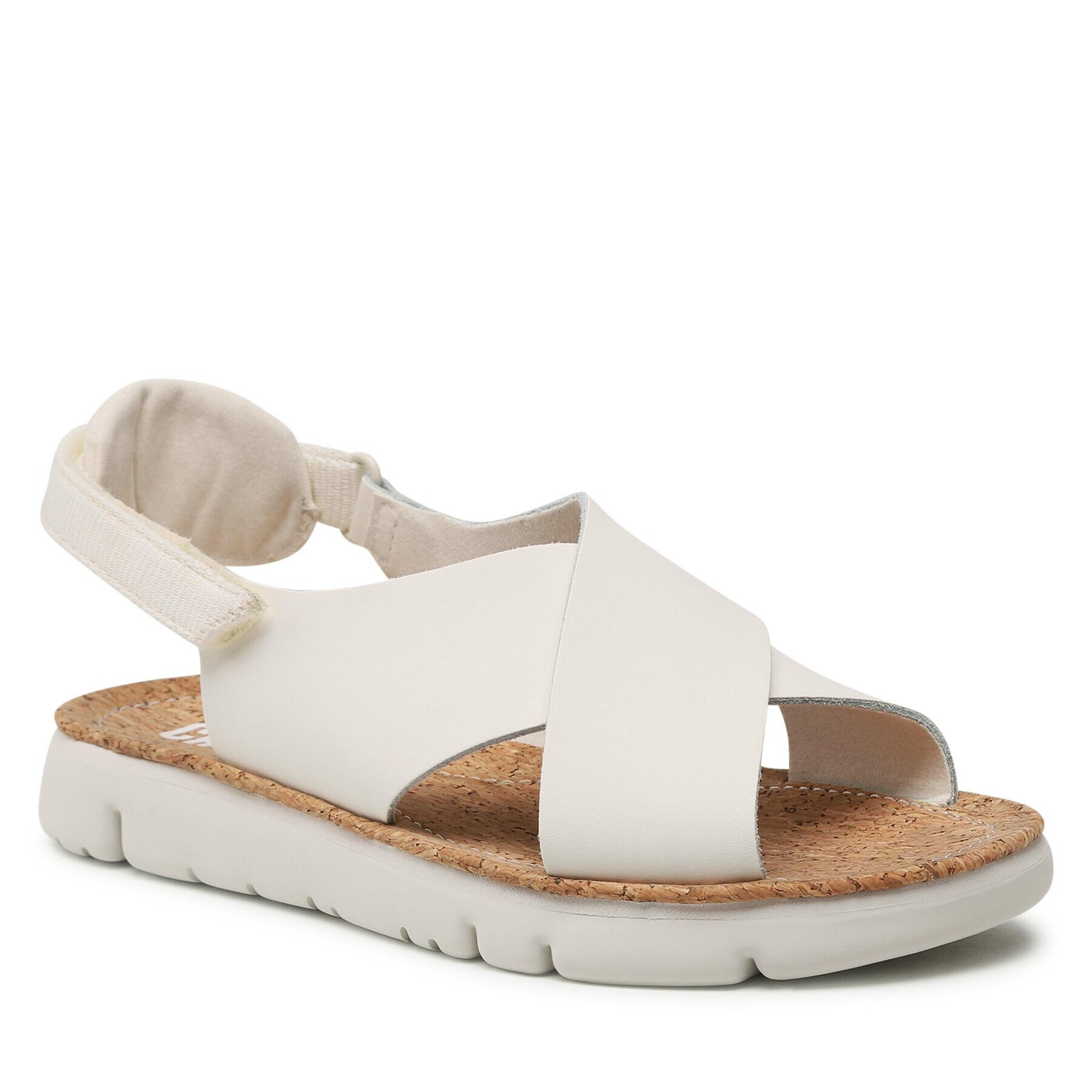 Camper Sandali Oruga Sandal K200157-046 Bela - Pepit.si