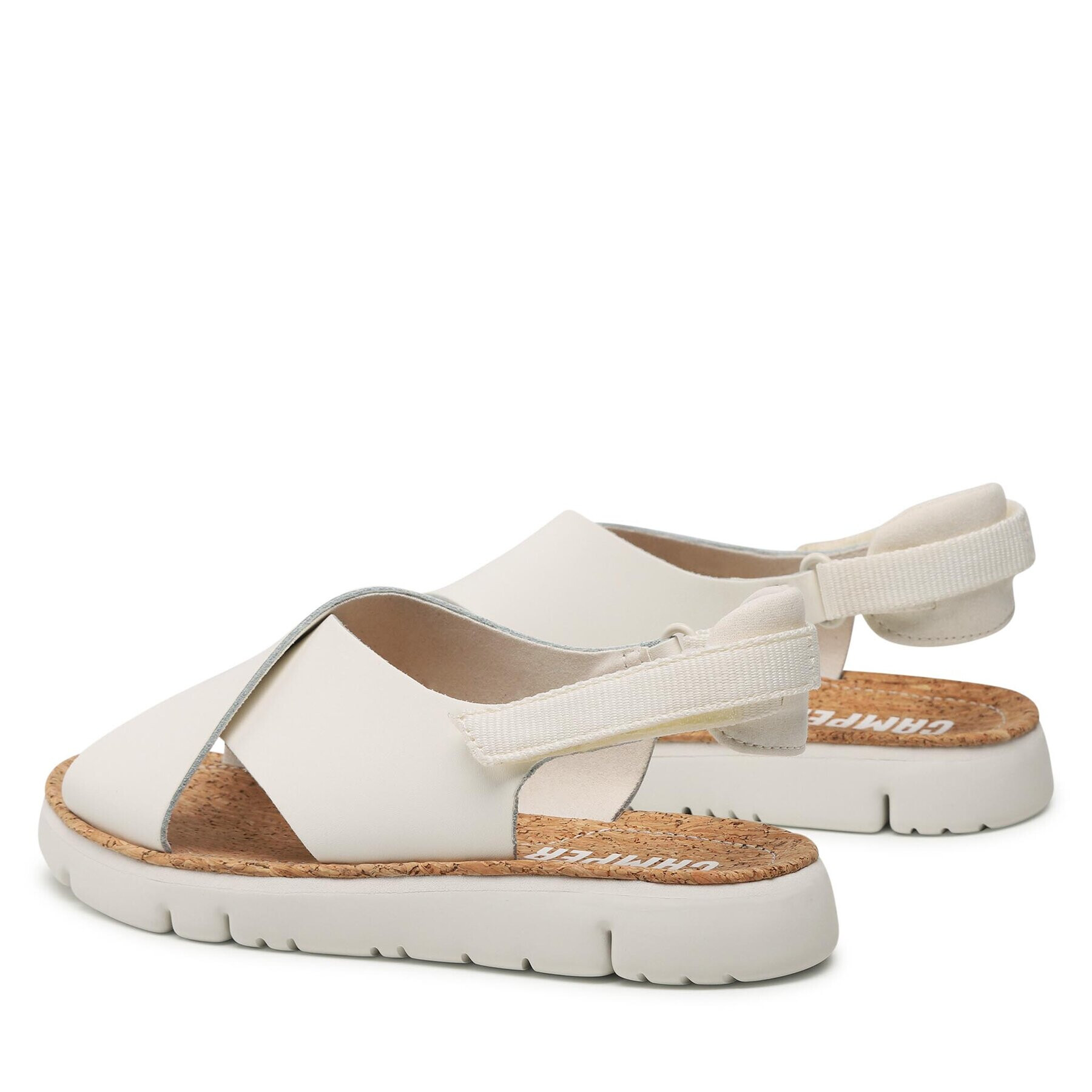 Camper Sandali Oruga Sandal K200157-046 Bela - Pepit.si