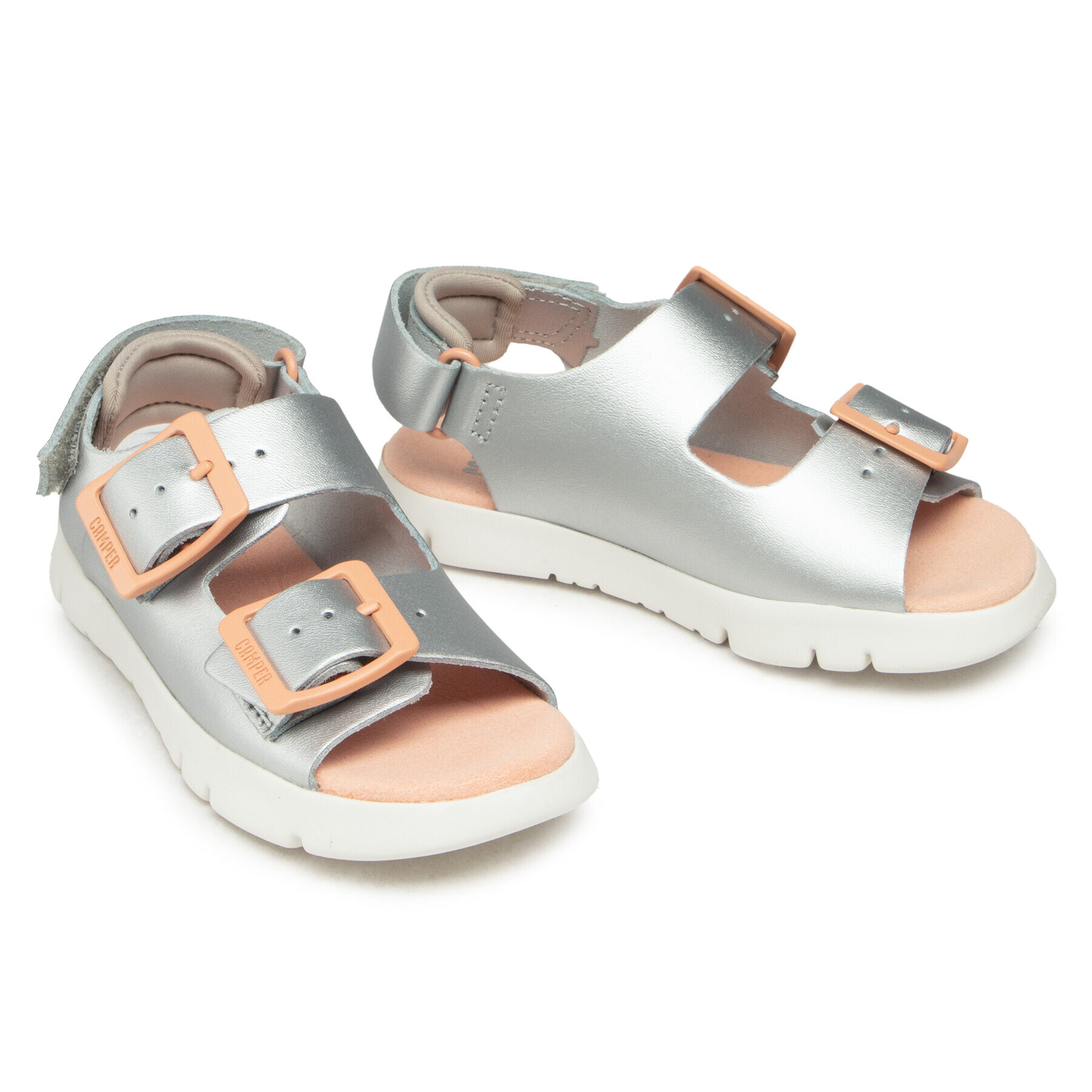 Camper Sandali Oruga Sandal Kids K800429-005 Srebrna - Pepit.si