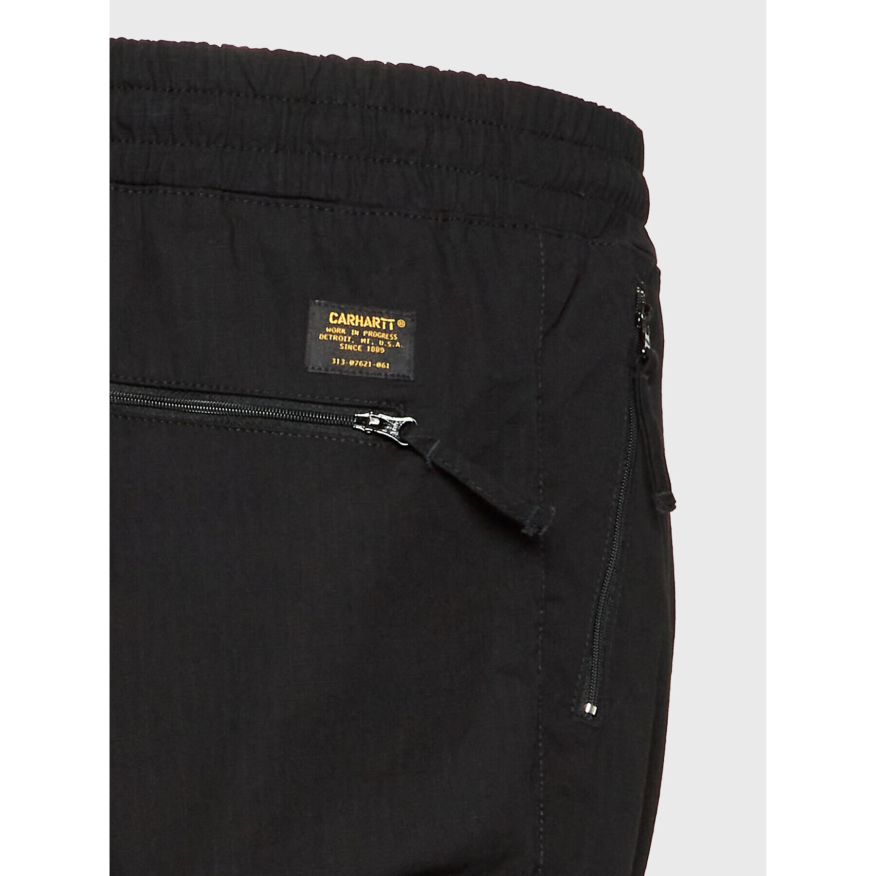 Carhartt WIP Hlače iz tkanine Ripstop I025932 Črna Relaxed Fit - Pepit.si