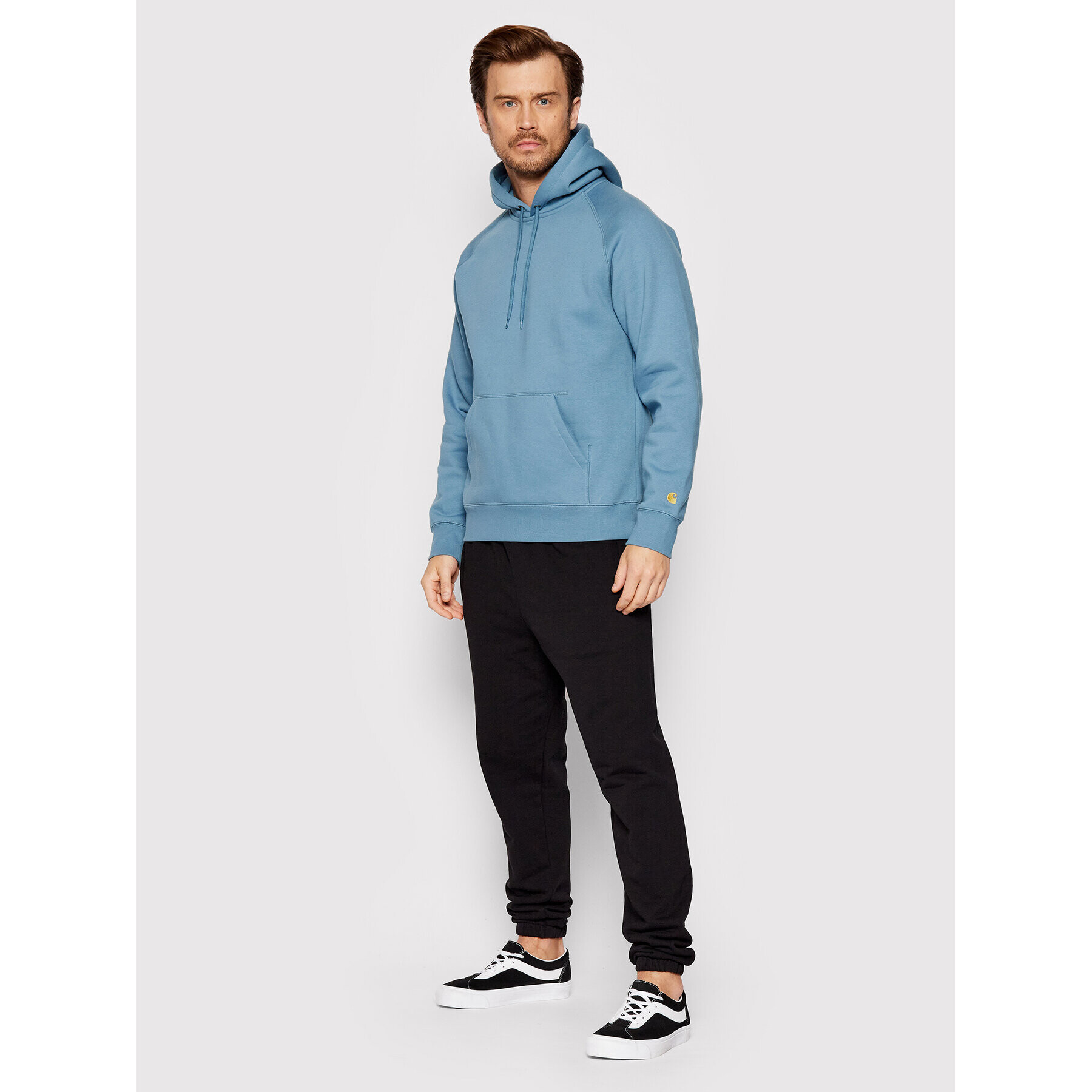 Carhartt WIP Jopa Chase I026384 Modra Regular Fit - Pepit.si