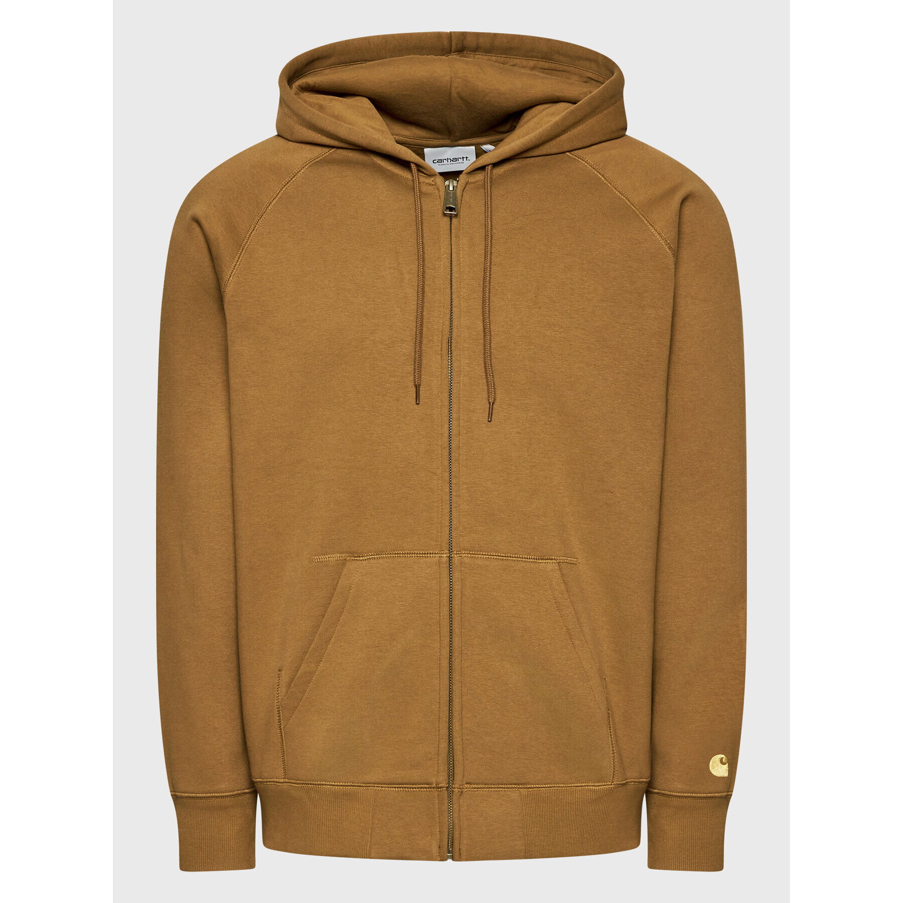 Carhartt WIP Jopa Chase I026385 Rjava Regular Fit - Pepit.si