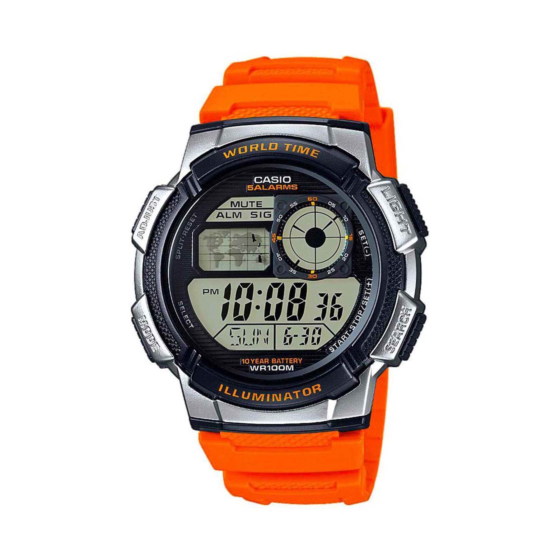 Casio Ročna ura AE-1000W-4BVEF Oranžna - Pepit.si