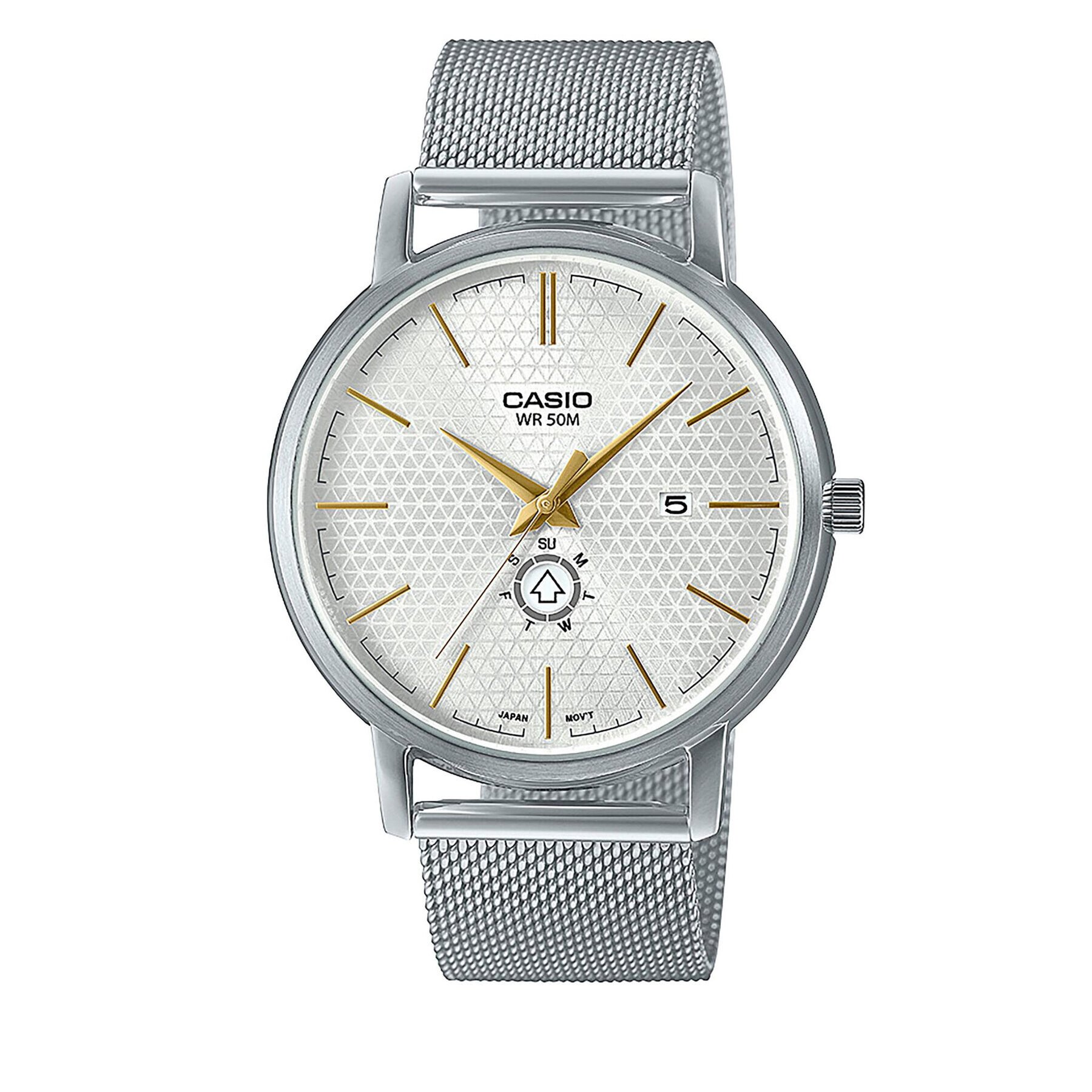 Casio Ročna ura MTP-B125M-7AVEF Srebrna - Pepit.si