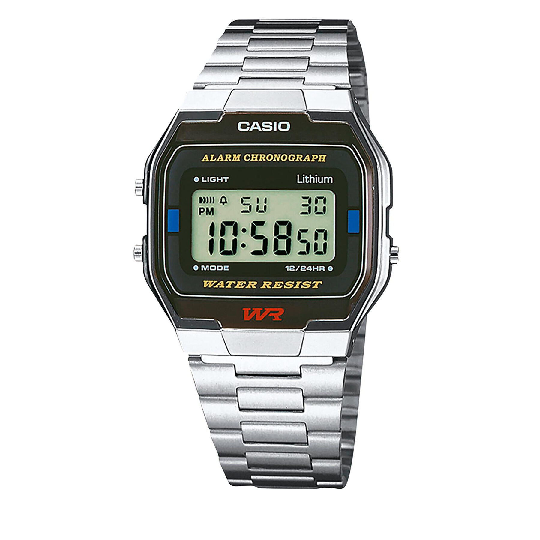 Casio Ročna ura Vintage A163WA-1QES Srebrna - Pepit.si