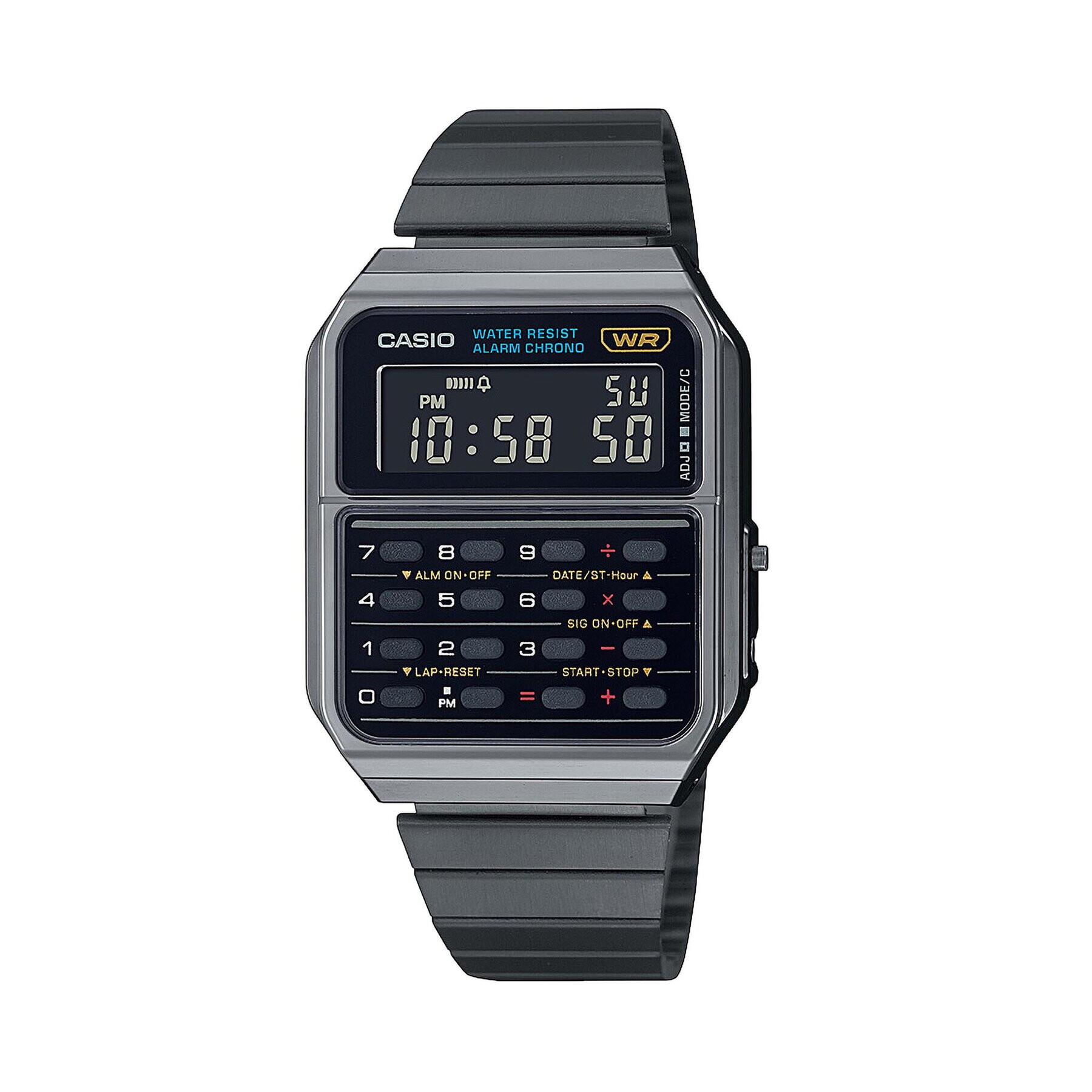 Casio Ročna ura Vintage Edgy CA-500WEGG-1BEF Siva - Pepit.si