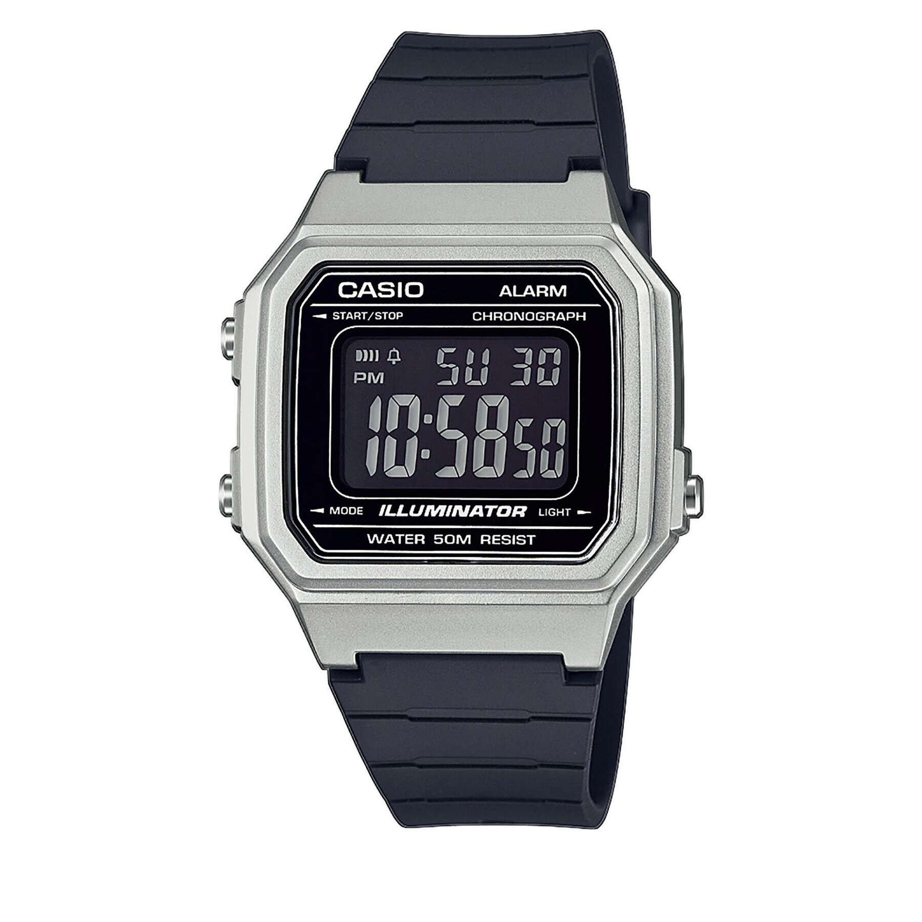 Casio Ročna ura W-217HM -7BVEF Črna - Pepit.si