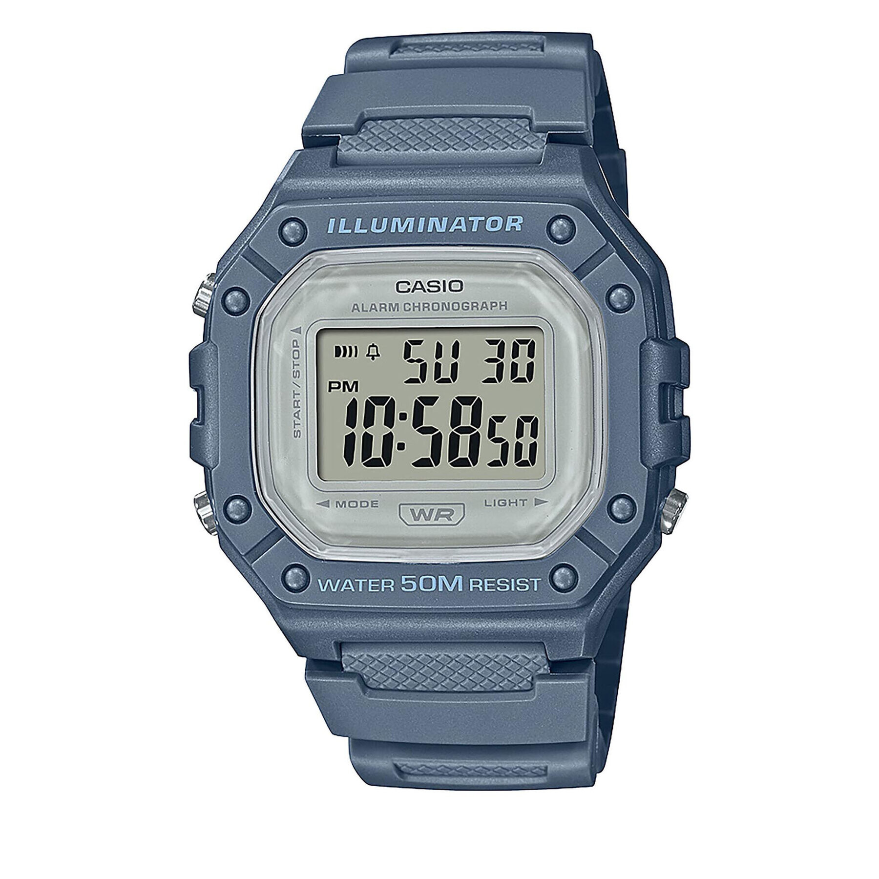 Casio Ročna ura W-218HC-2AVEF Modra - Pepit.si