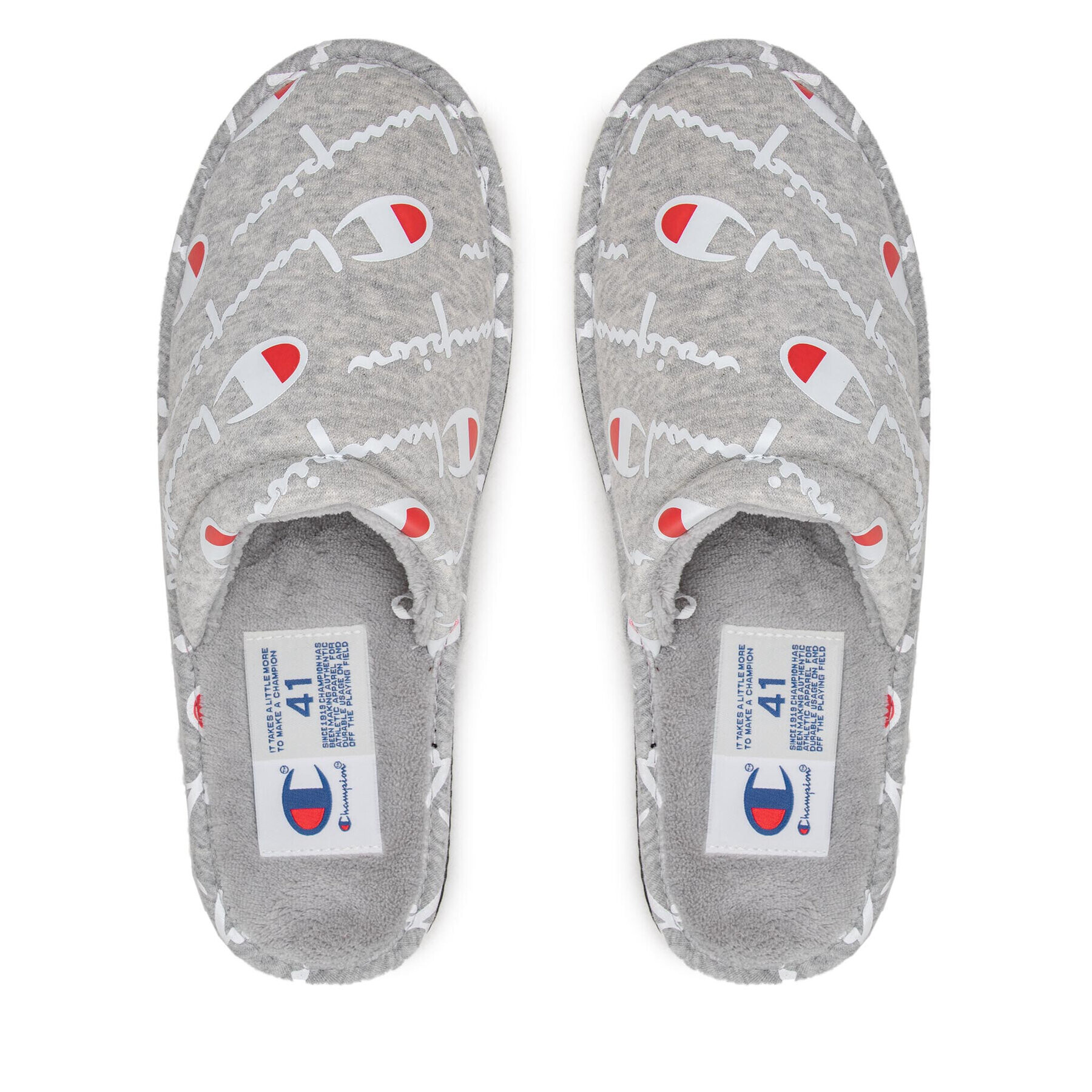 Champion Copati Slide Sleepover Script S21762-CHA-ES010 Siva - Pepit.si