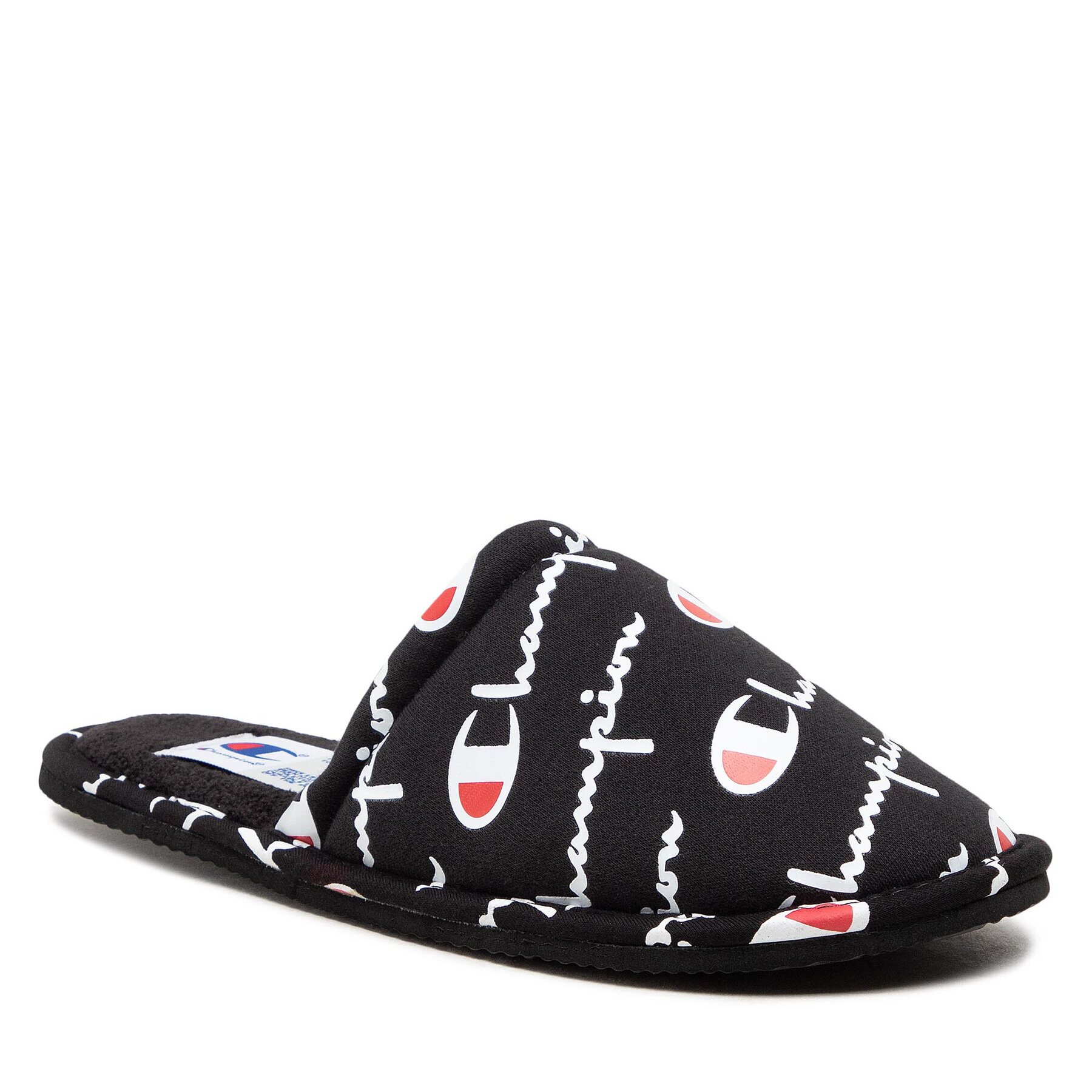 Champion Copati Slide Sleepover Script S21762-CHA-KK001 Črna - Pepit.si