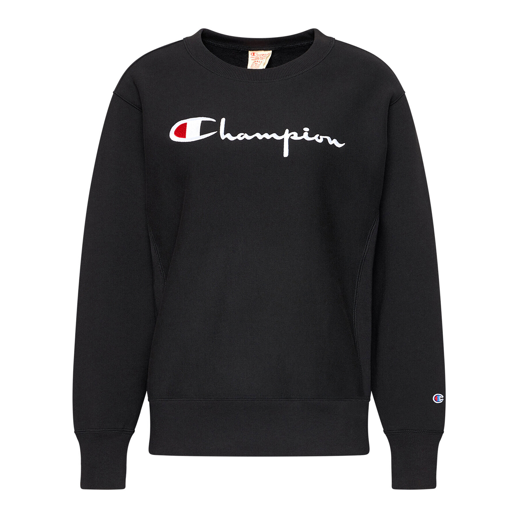 Champion Jopa Crewneck 113152 Črna Standard Fit - Pepit.si