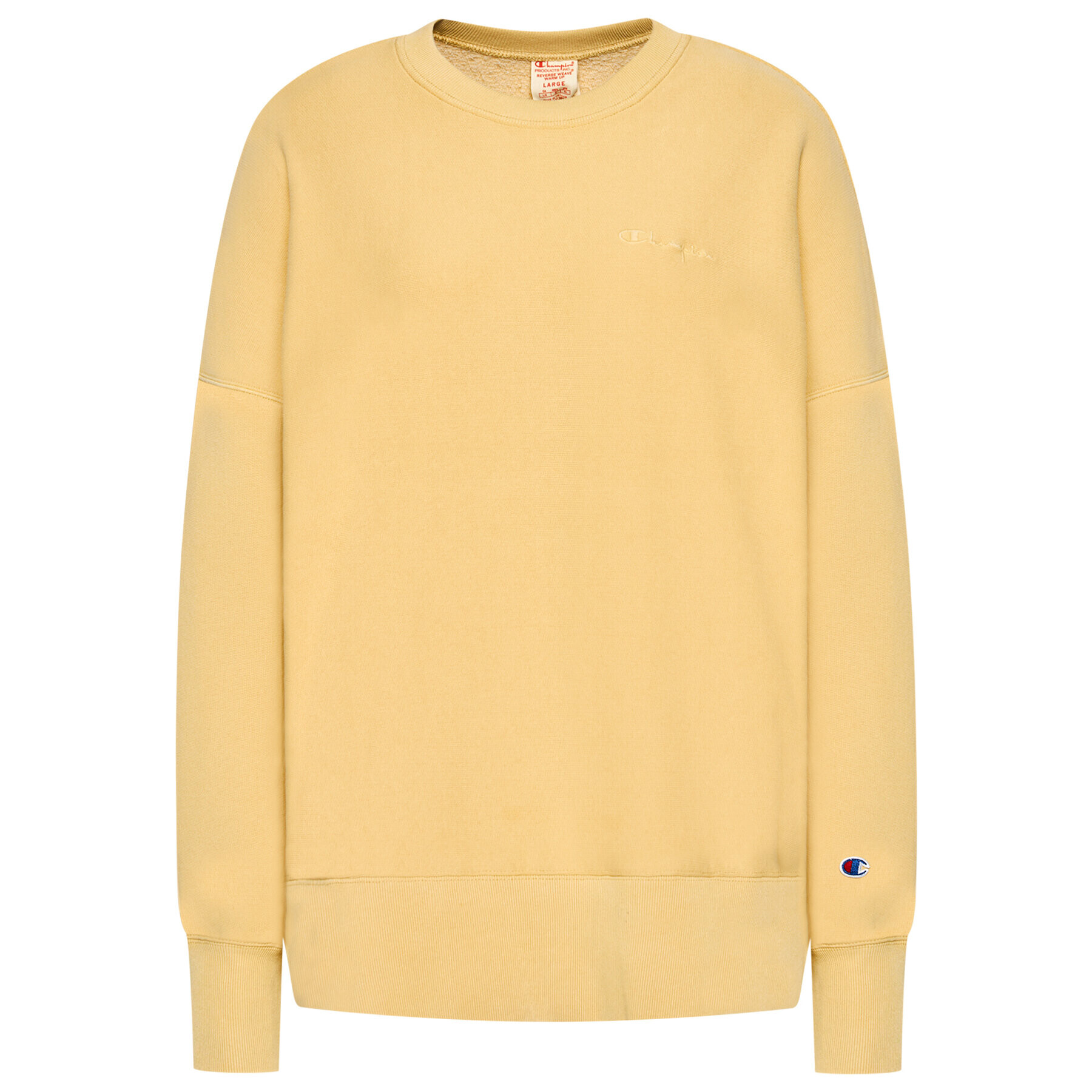 Champion Jopa Crewneck 216199 Rumena Regular Fit - Pepit.si