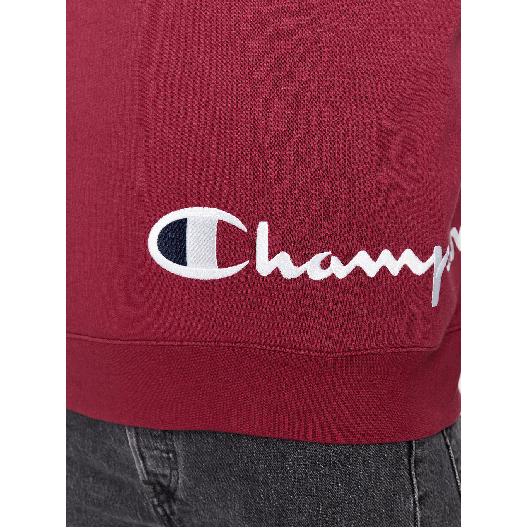 Champion Jopa Crewneck Sweatshirt 116587 Bordo rdeča Regular Fit - Pepit.si