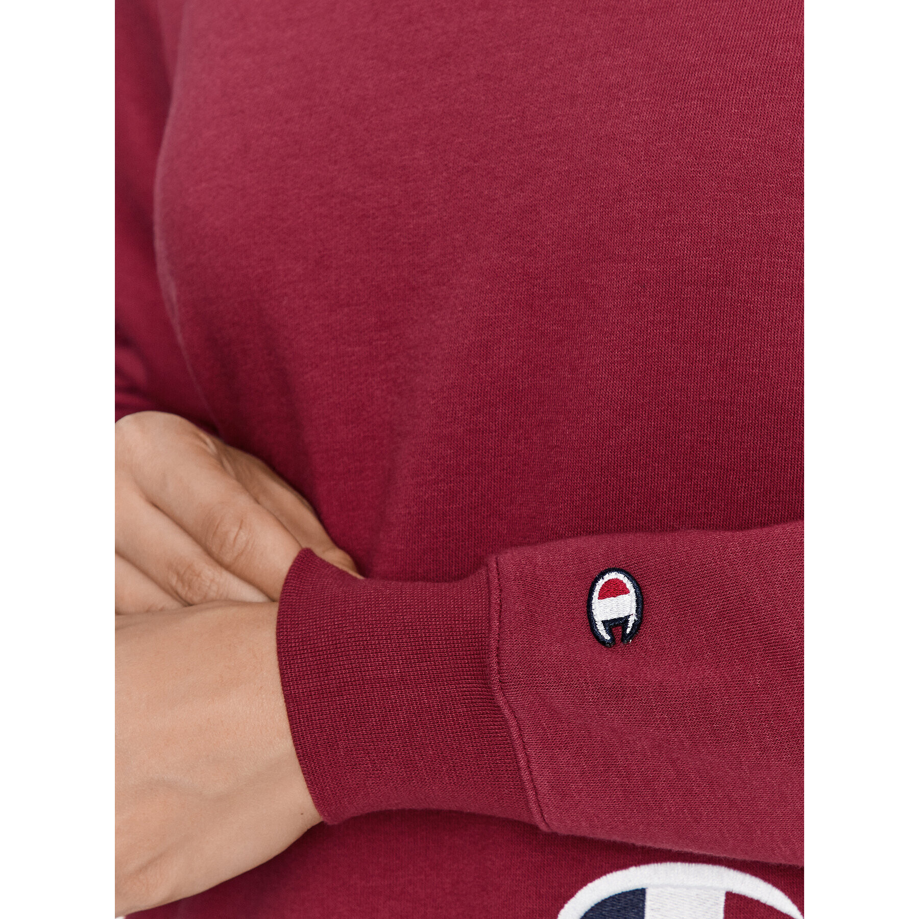 Champion Jopa Crewneck Sweatshirt 116587 Bordo rdeča Regular Fit - Pepit.si