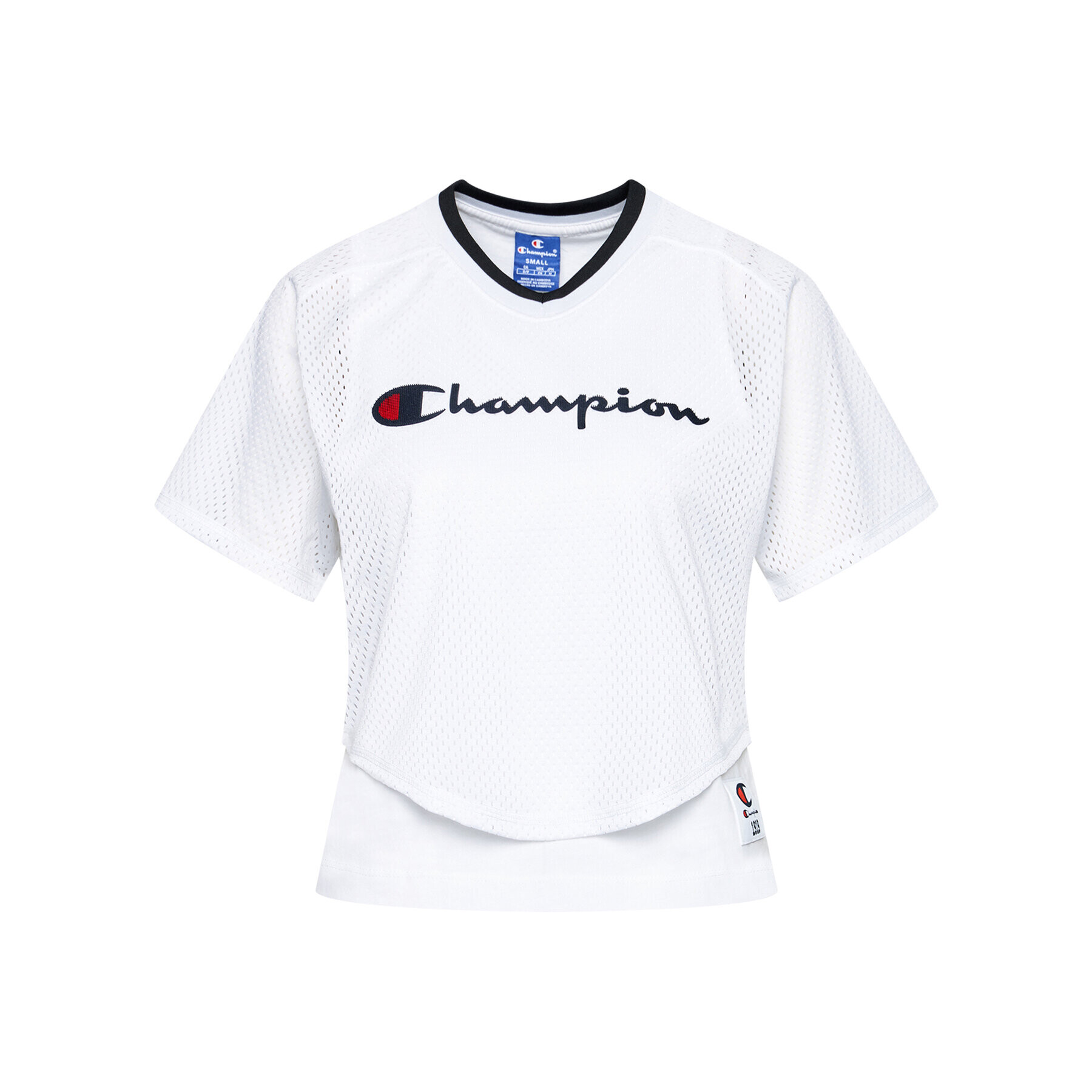 Champion Majica 112903 Bela Regular Fit - Pepit.si