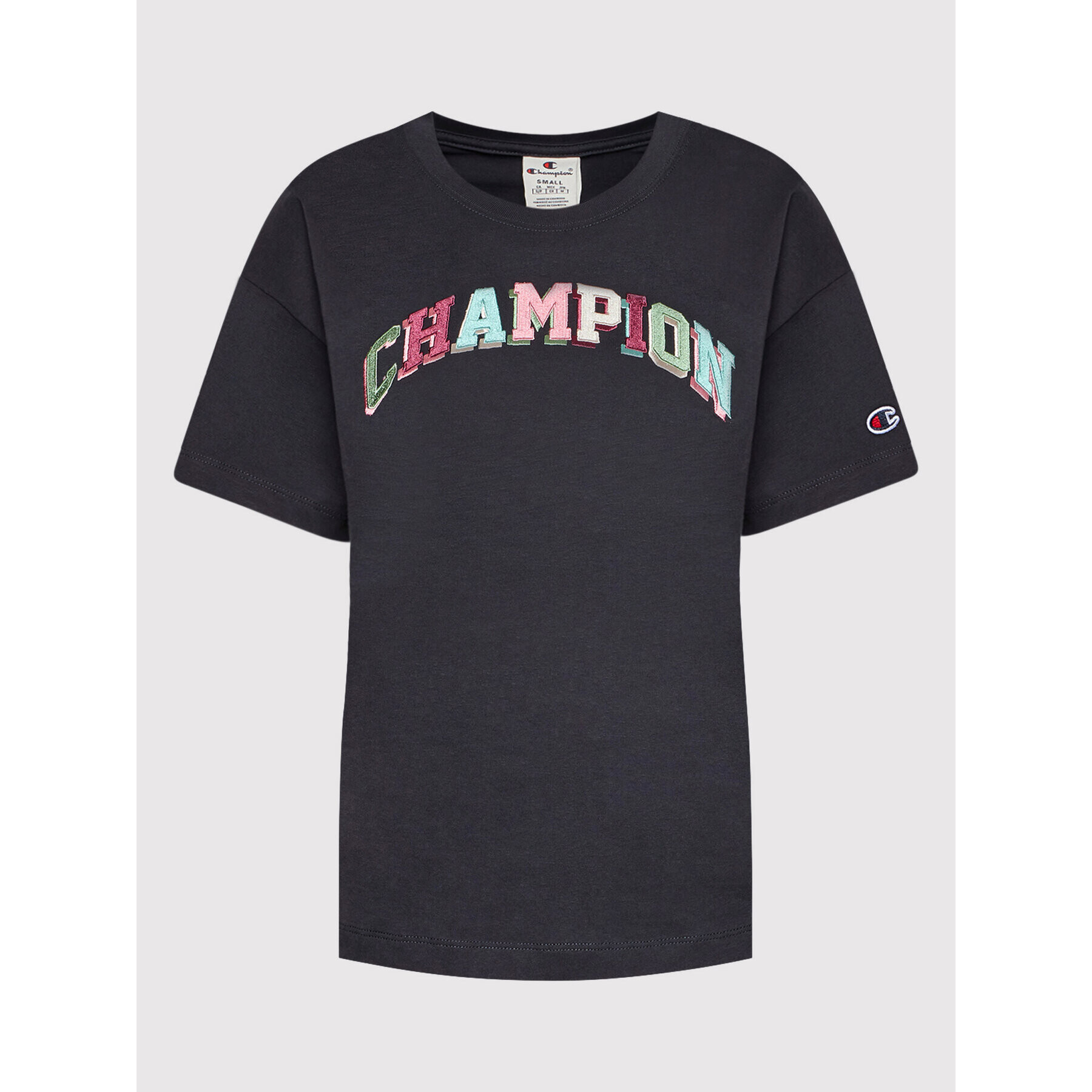 Champion Majica 115190 Črna Regular Fit - Pepit.si