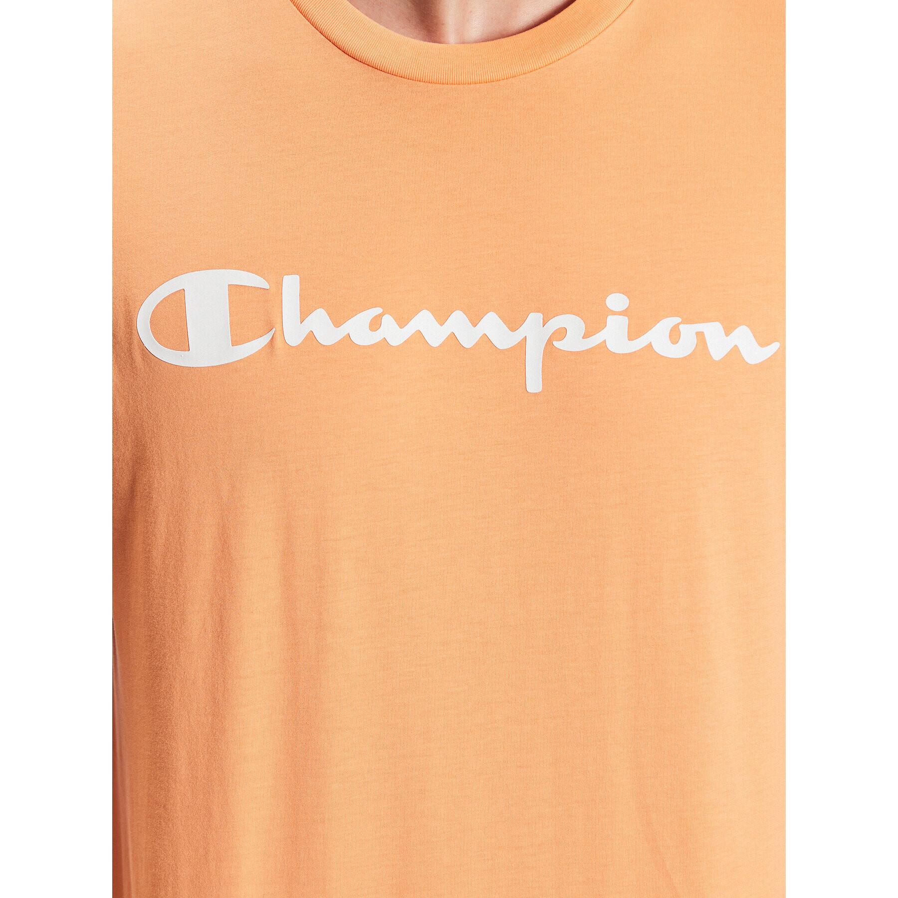 Champion Majica 218531 Oranžna Regular Fit - Pepit.si