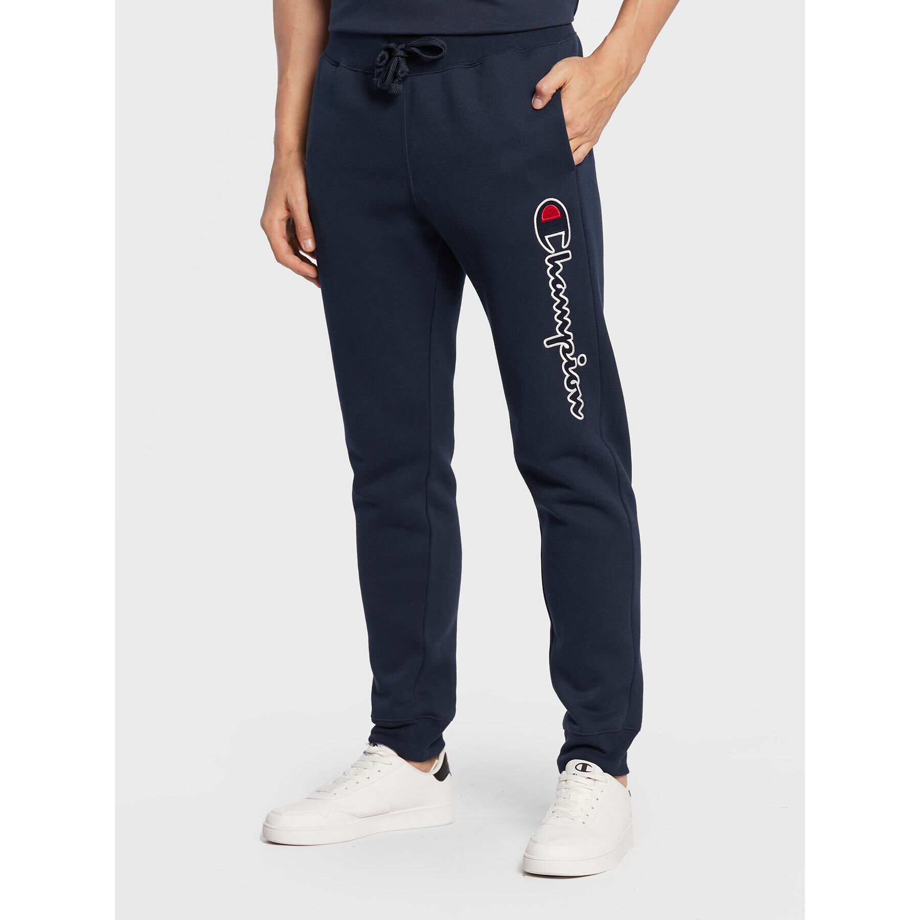 Champion Spodnji del trenirke 217860 Mornarsko modra Regular Fit - Pepit.si