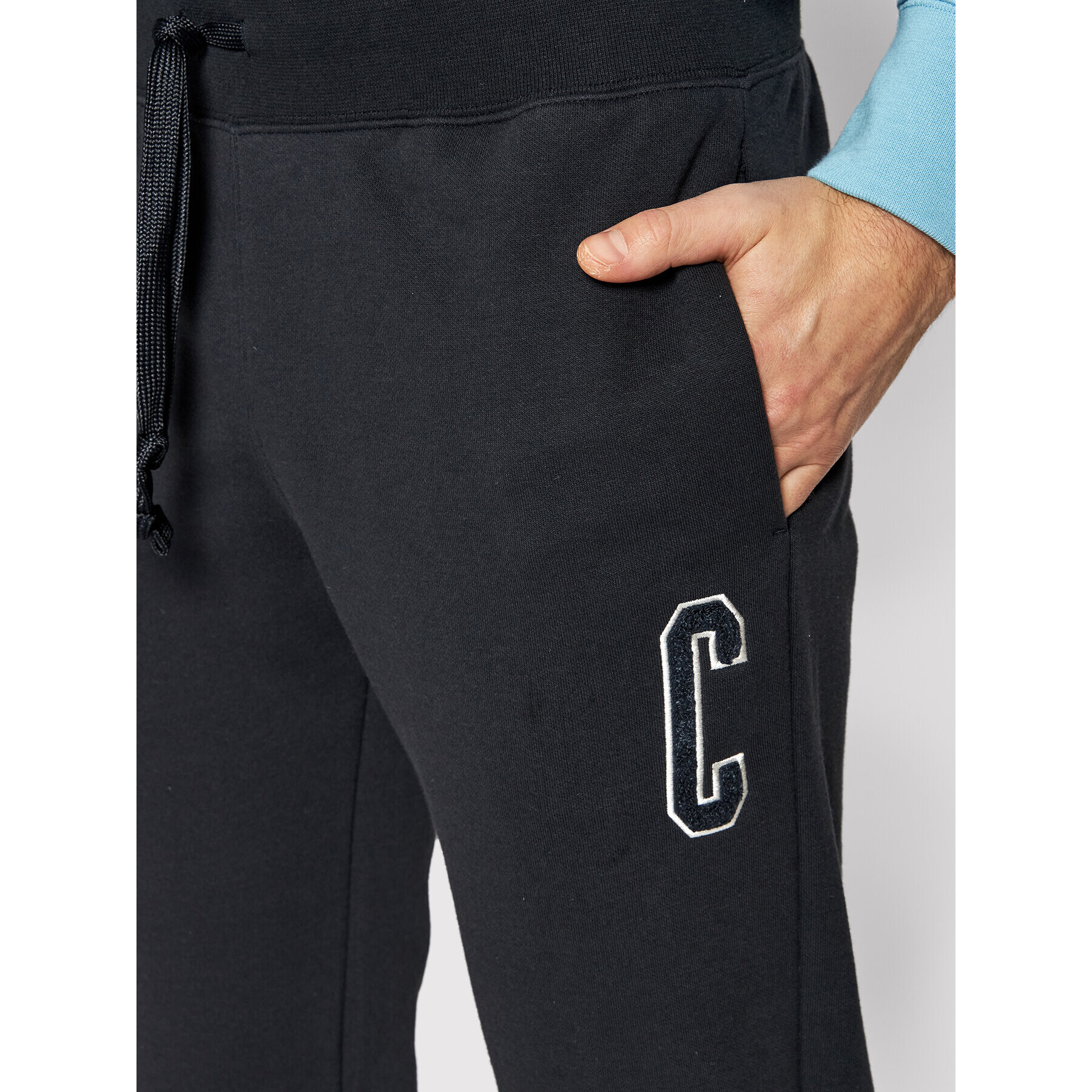 Champion Spodnji del trenirke Bookstore College 217170 Siva Regular Fit - Pepit.si