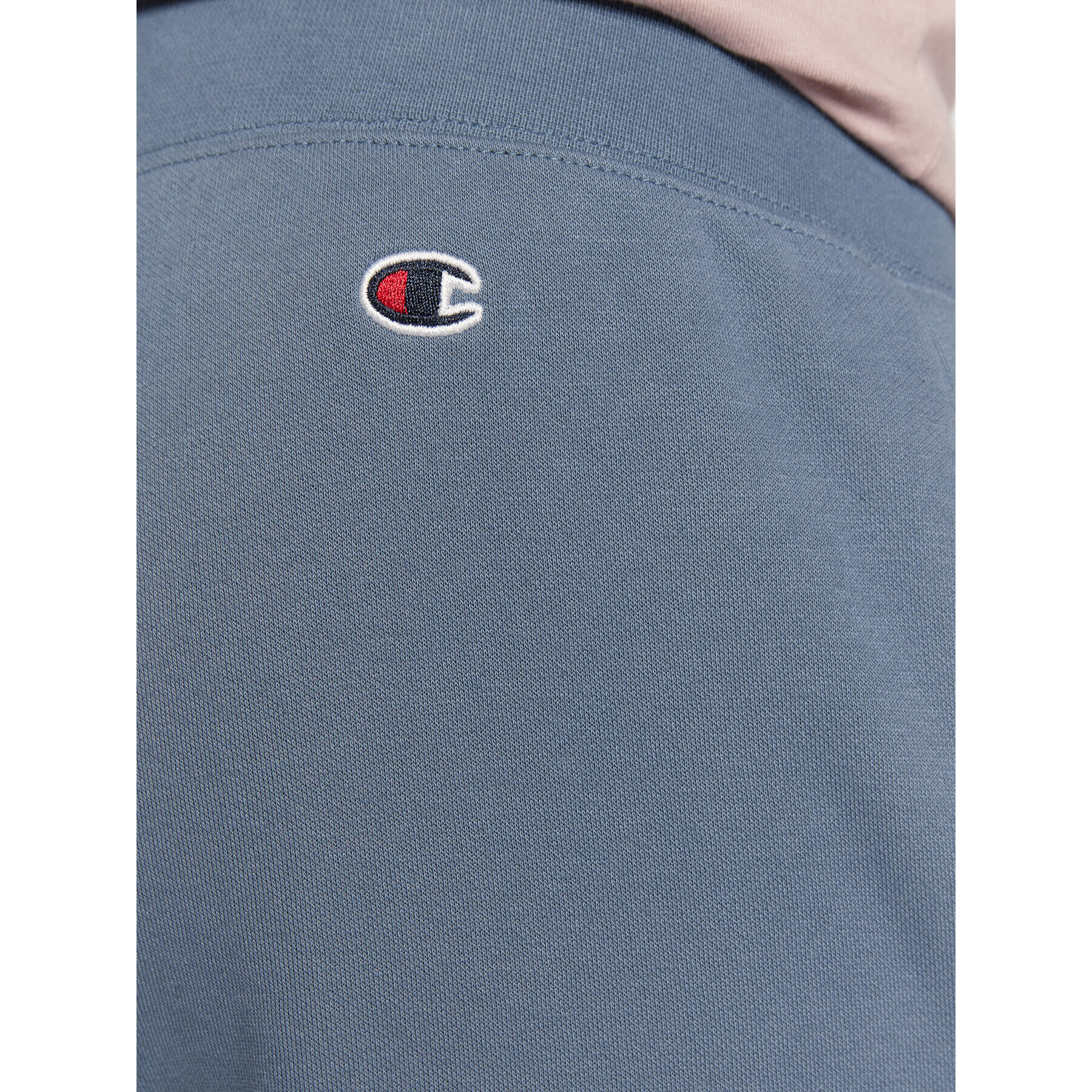 Champion Spodnji del trenirke Vertical Logo Embroidery 217860 Modra Regular Fit - Pepit.si