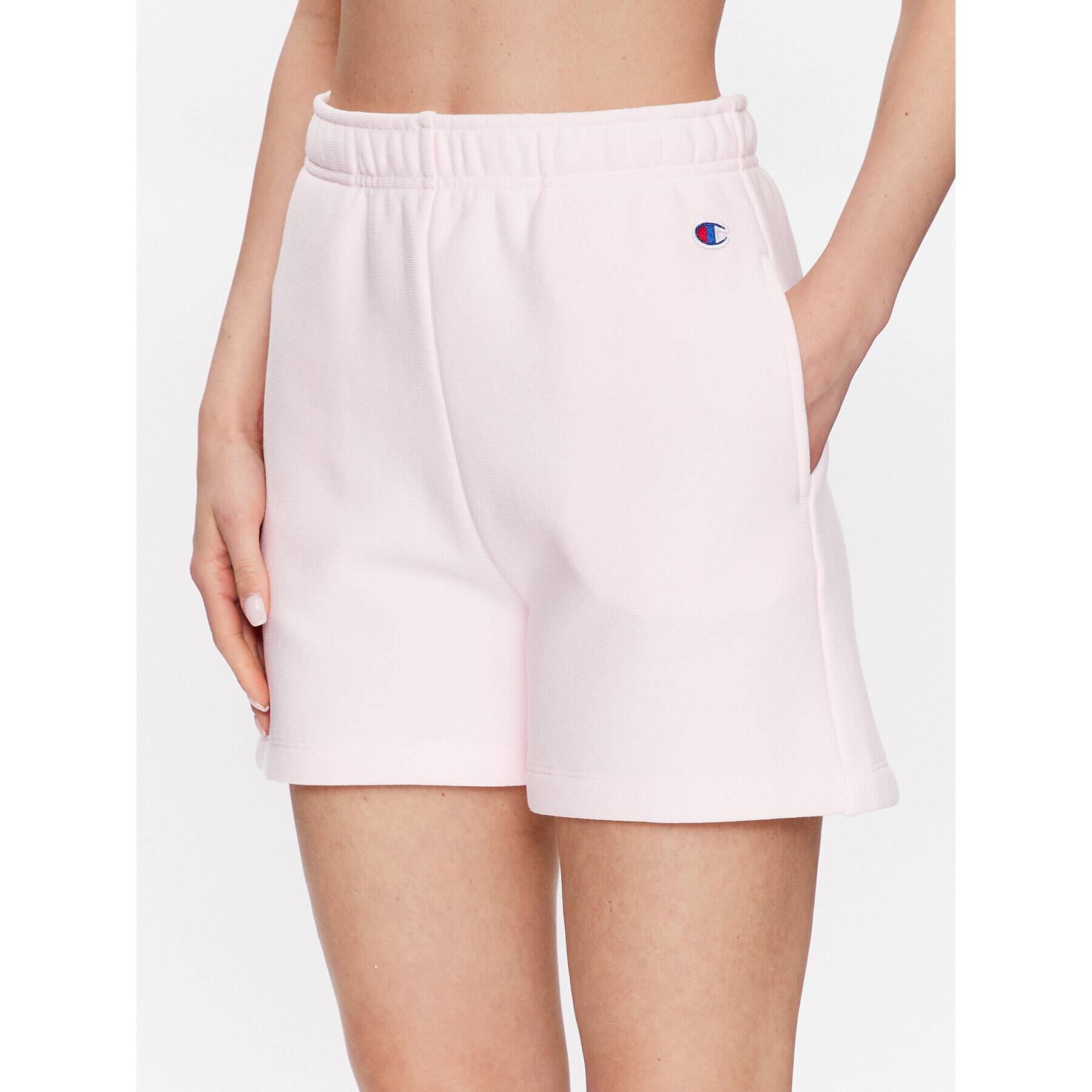 Champion Športne kratke hlače Minimal Reverse Weave 116247 Roza Regular Fit - Pepit.si