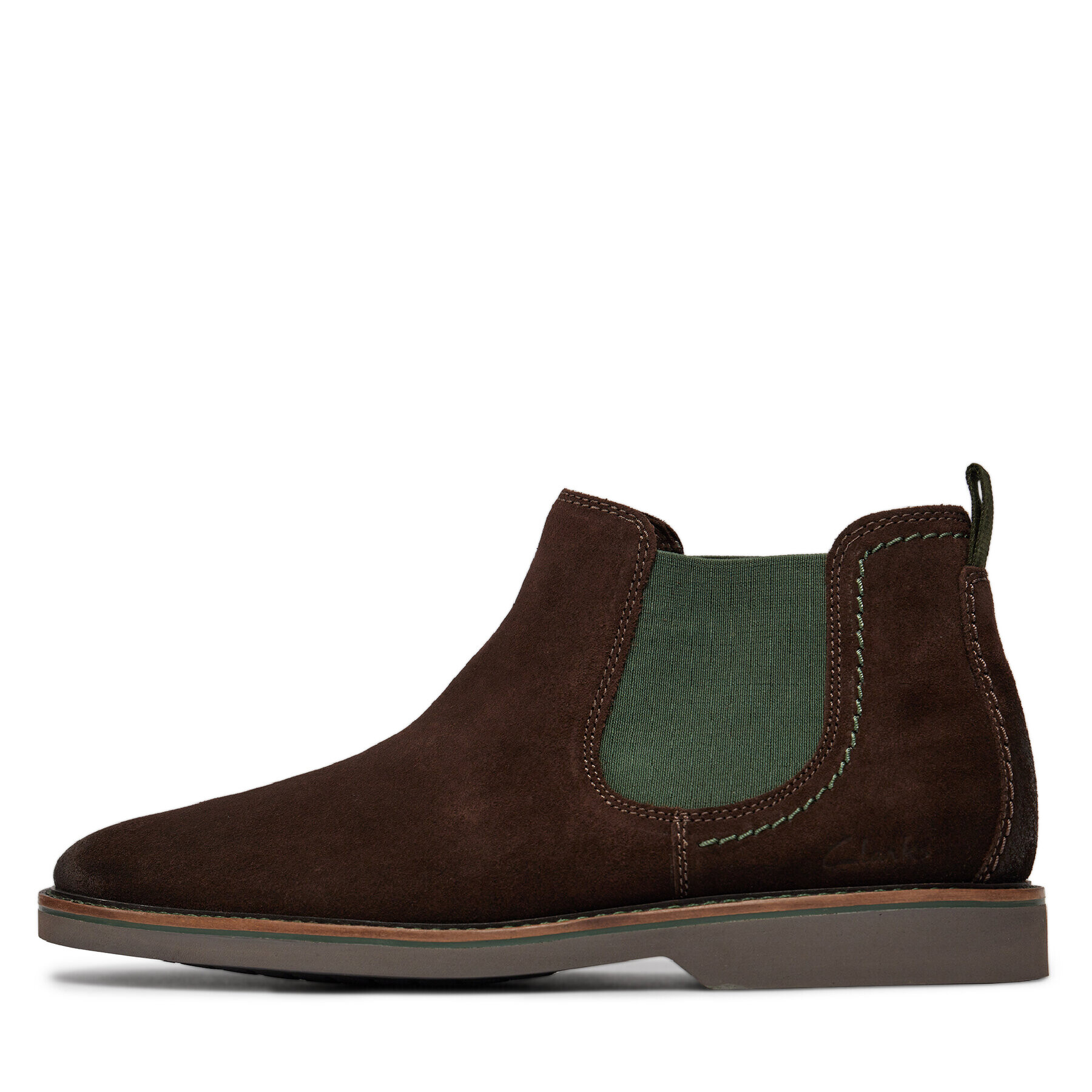 Clarks Gležnjarji Chelsea Atticus Lt Top 261734167 Rjava - Pepit.si