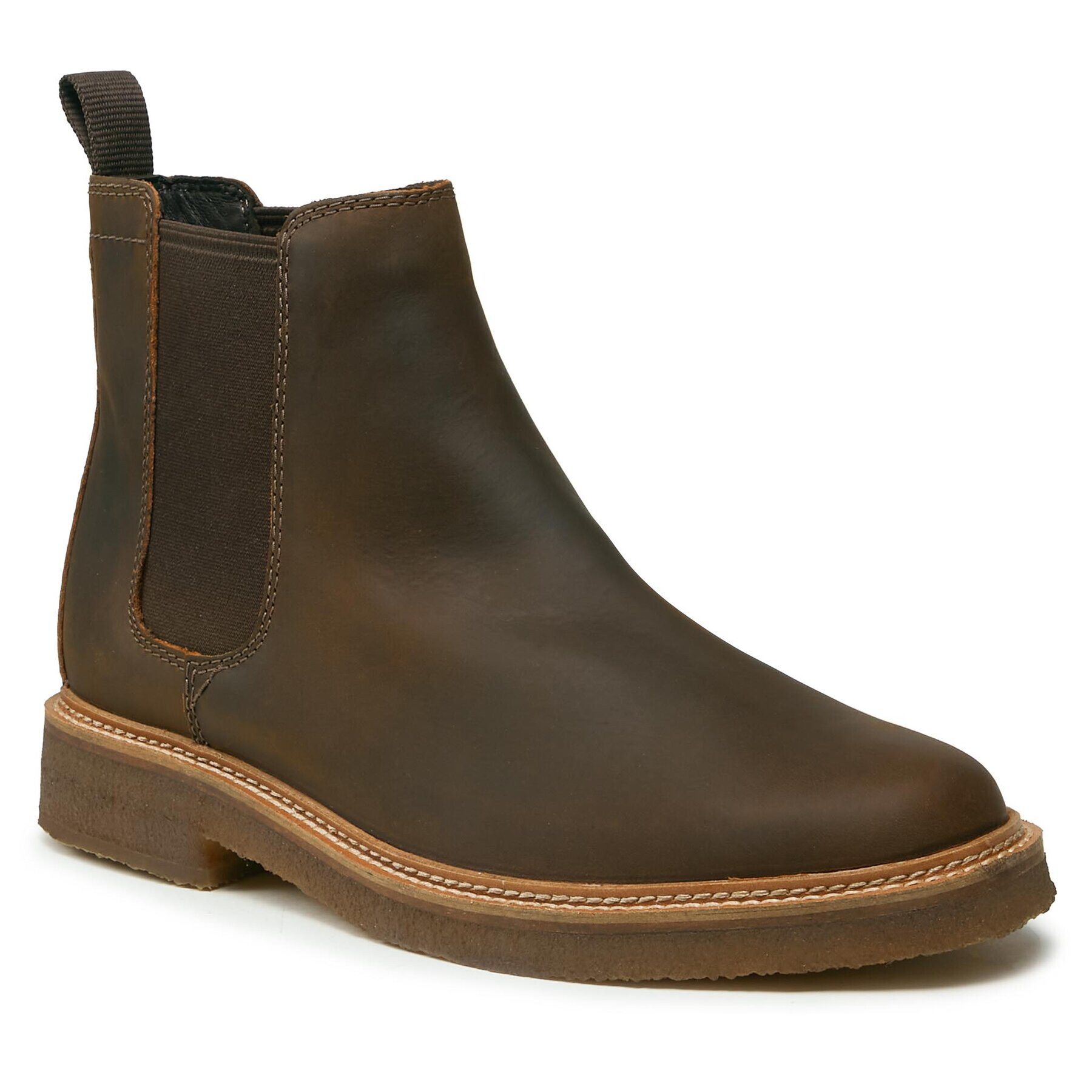 Clarks Gležnjarji Chelsea Clarkdale Easy 261735327 Rjava - Pepit.si