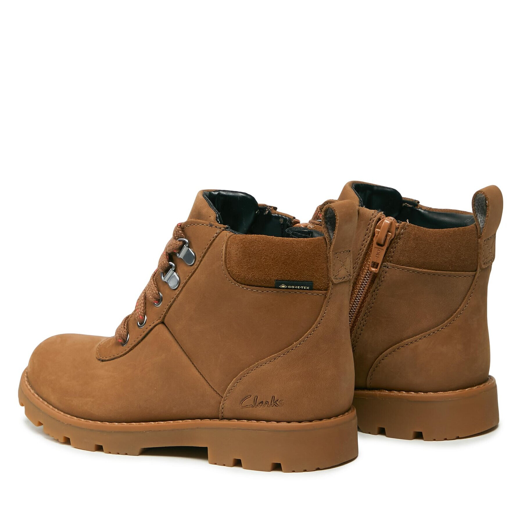 Clarks Gležnjarji Heath Go Gtx Gore-Tex 261626797 Rjava - Pepit.si