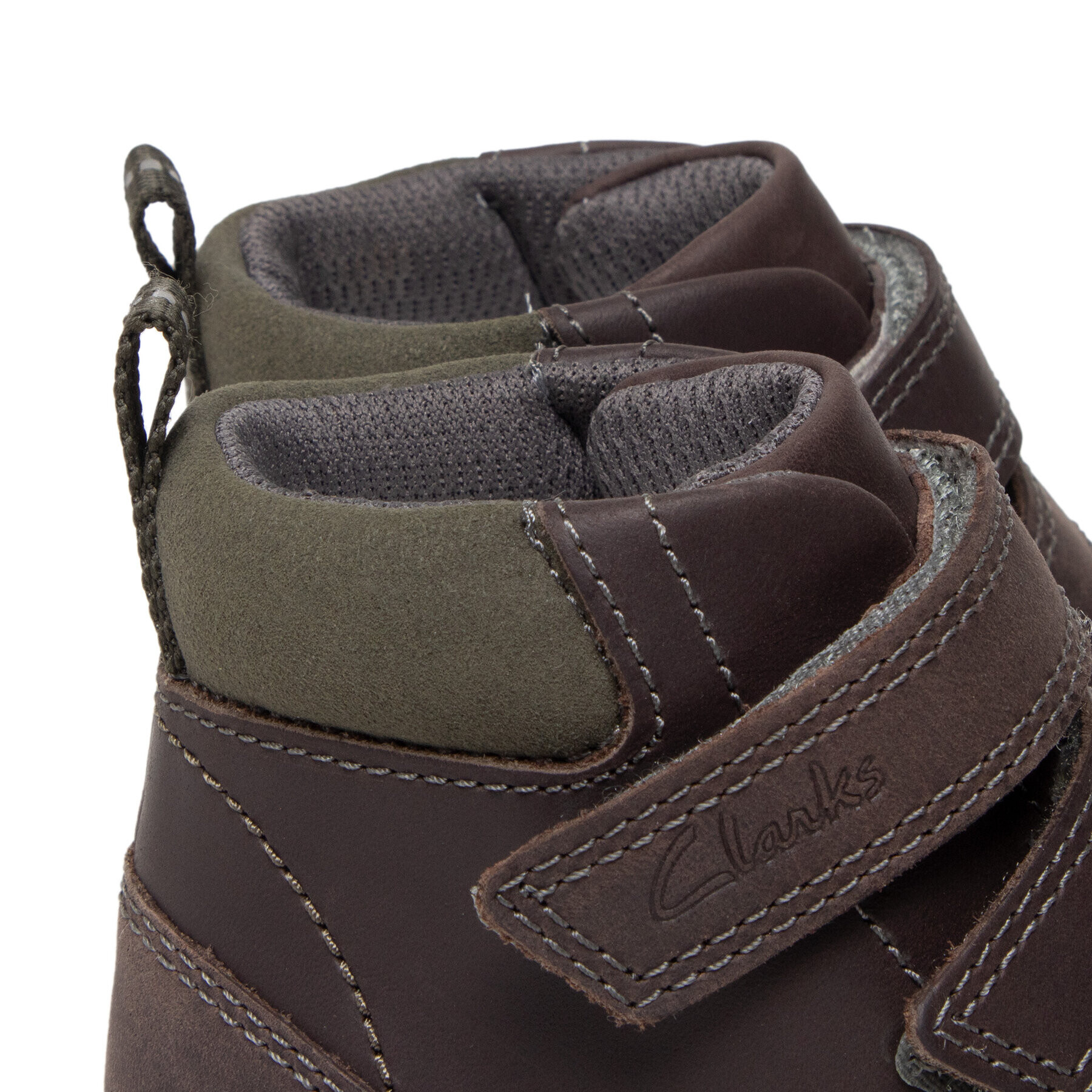 Clarks Gležnjarji Heath Strap K 261692697 Rjava - Pepit.si