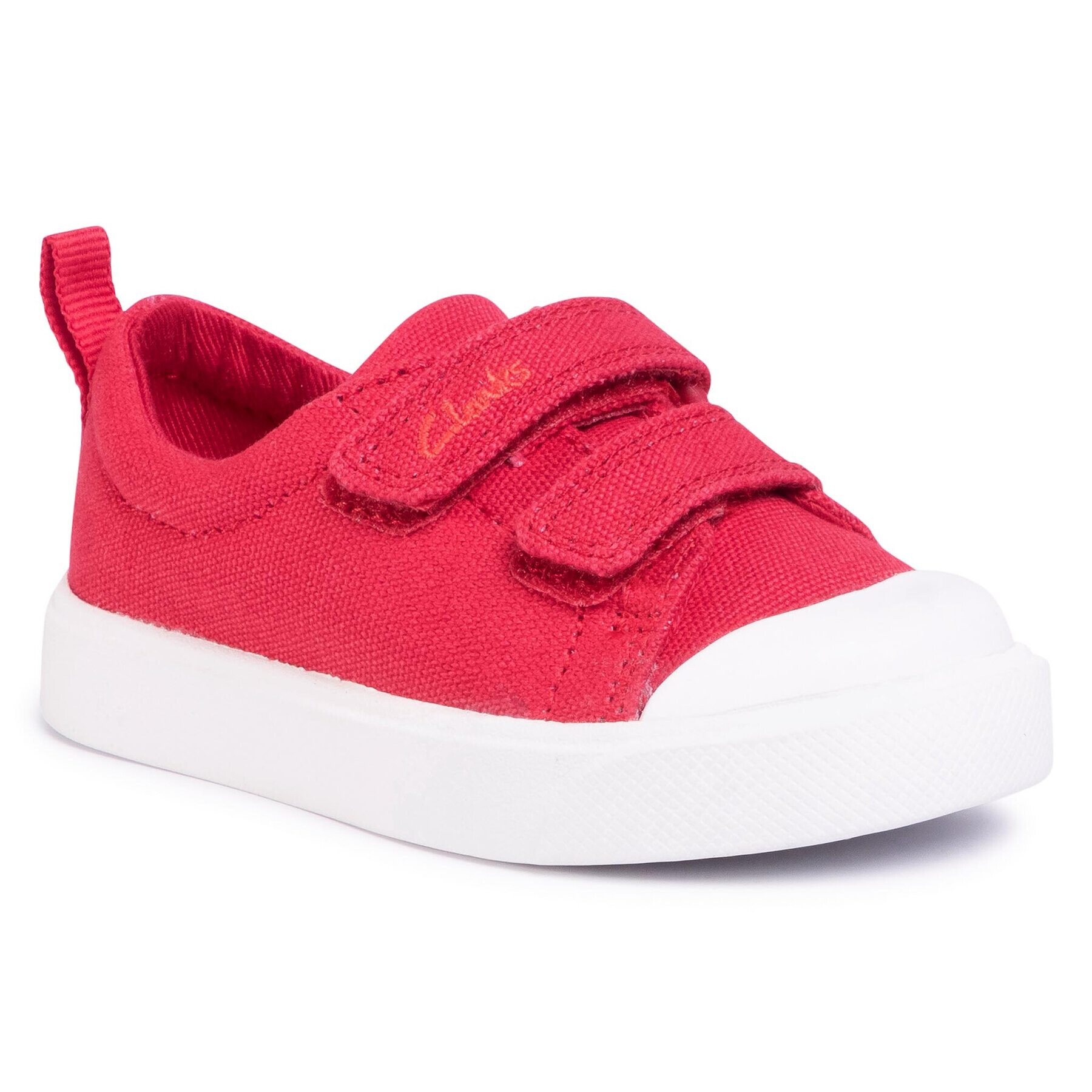 Clarks Modne superge City Bright T 261490927 Rdeča - Pepit.si